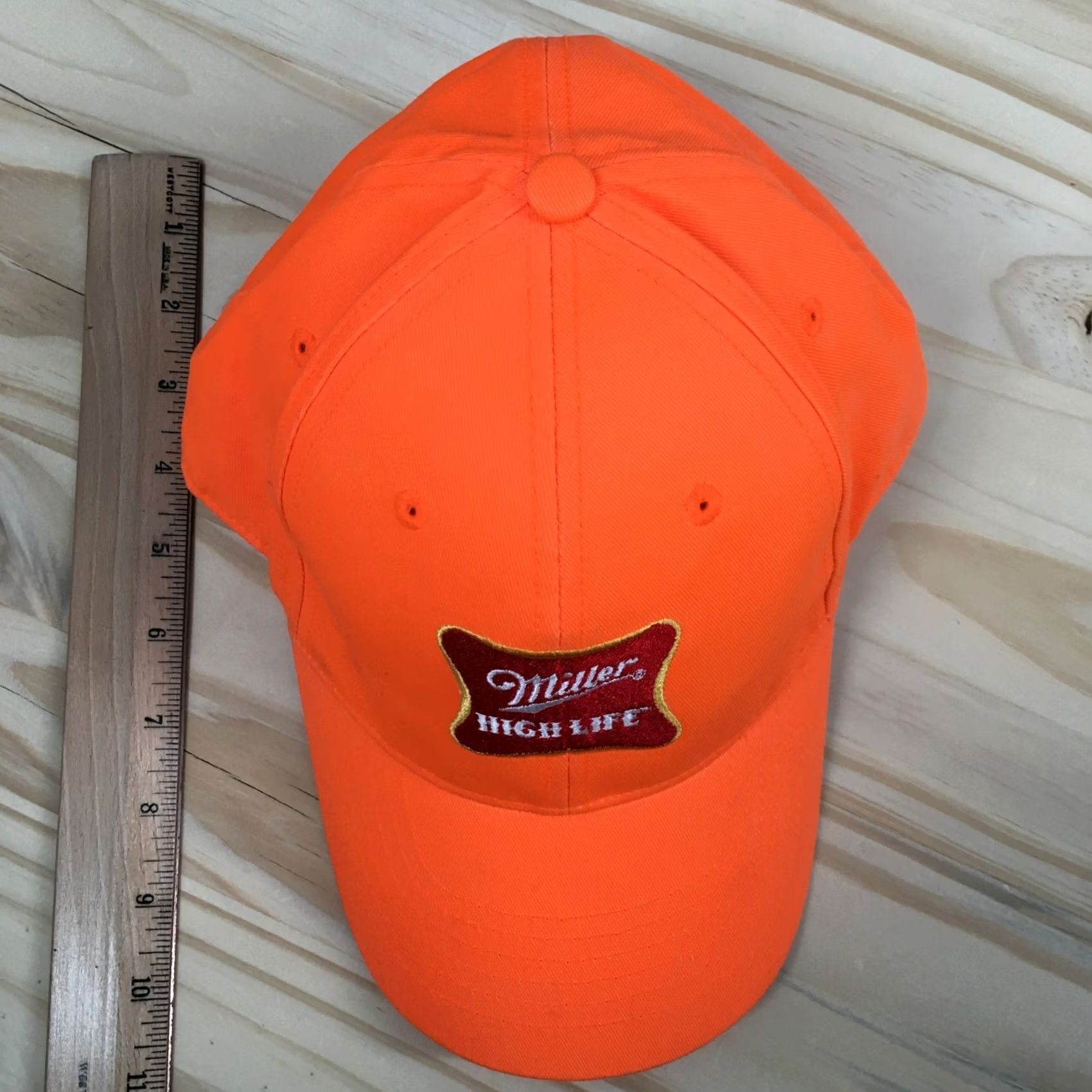 Vintage Miller Cap Mens One Size Orange High Life Baseball Unisex Adjustable Embroidered Logo Size ONE SIZE - 4 Thumbnail