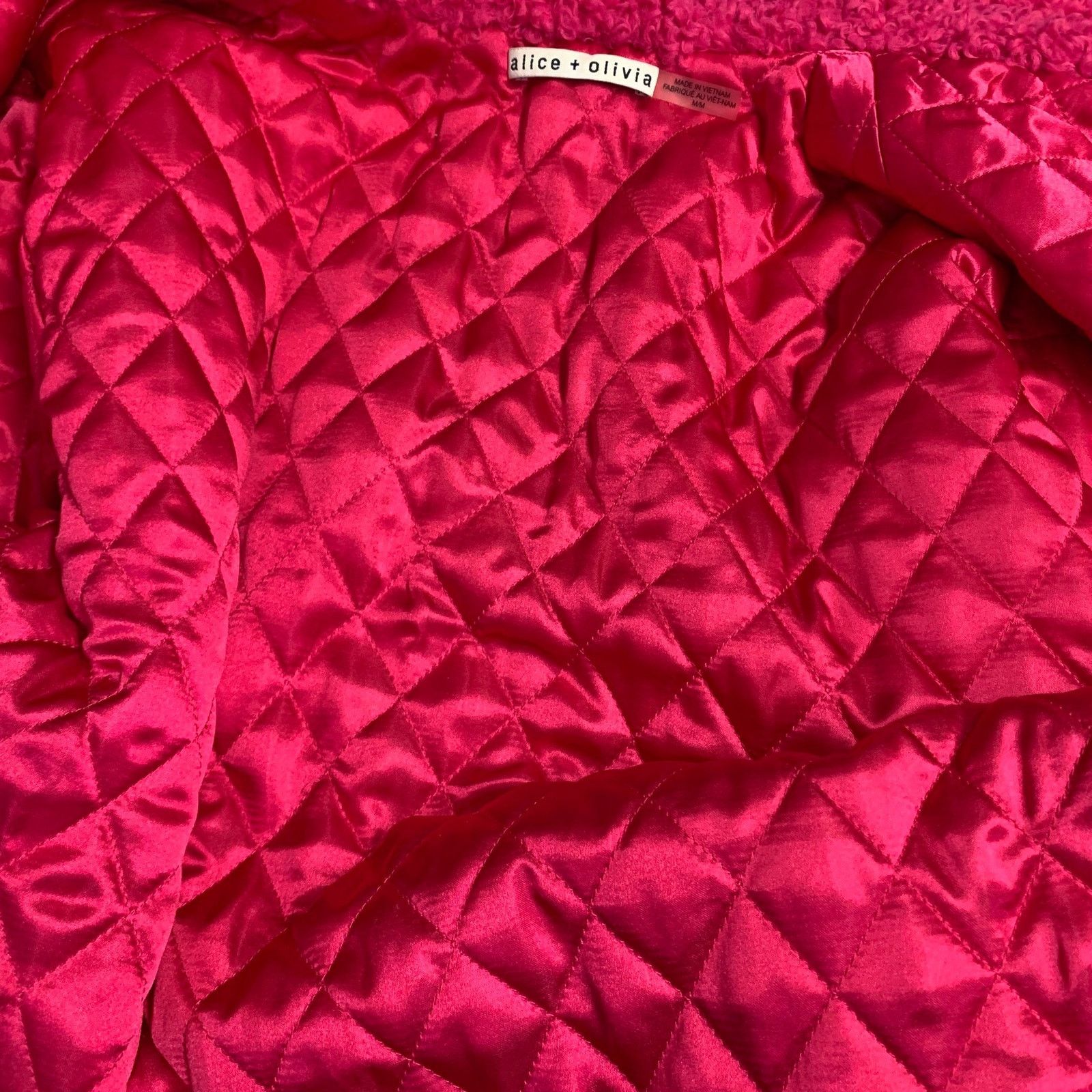 Alice + Olivia ALICE + OLIVIA Faux Fur Hook Eye Notch Lapel Jacket Size M / US 6-8 / IT 42-44 - 6 Thumbnail
