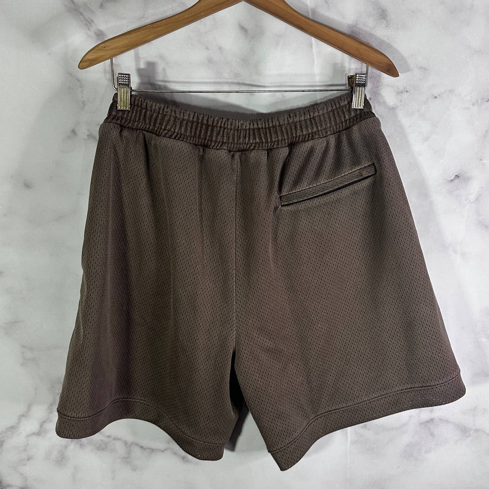HIDDEN Hidden NY Brown Overdyed Mesh shorts Size US 34 / EU 50 - 5 Thumbnail