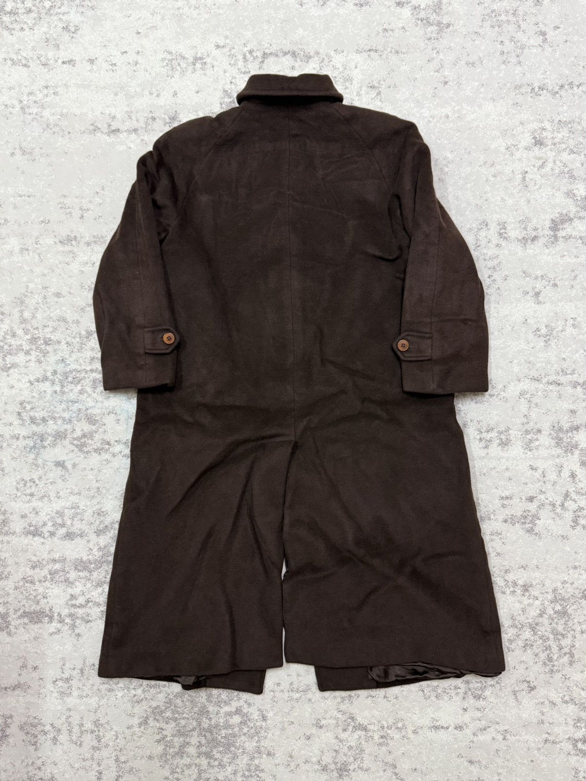 Aquascutum Aquascutum Made In England Wool Long Coat Jacket Brown Size US M / EU 48-50 / 2 - 12 Thumbnail