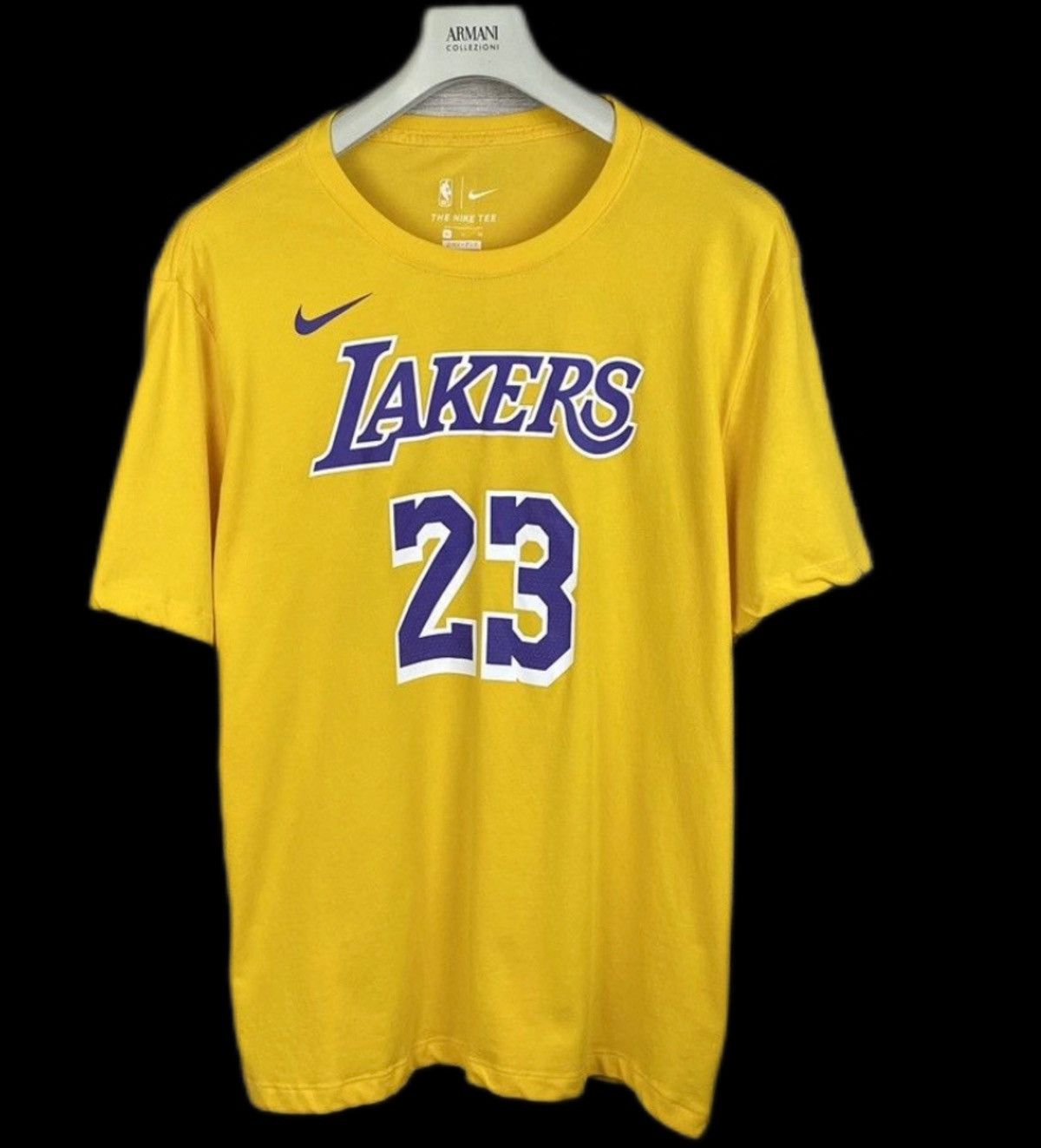 Nike Nike James Lebron LAL Dry Tee BQ1540-743 size L Size US XL / EU 56 / 4 - 1 Thumbnail