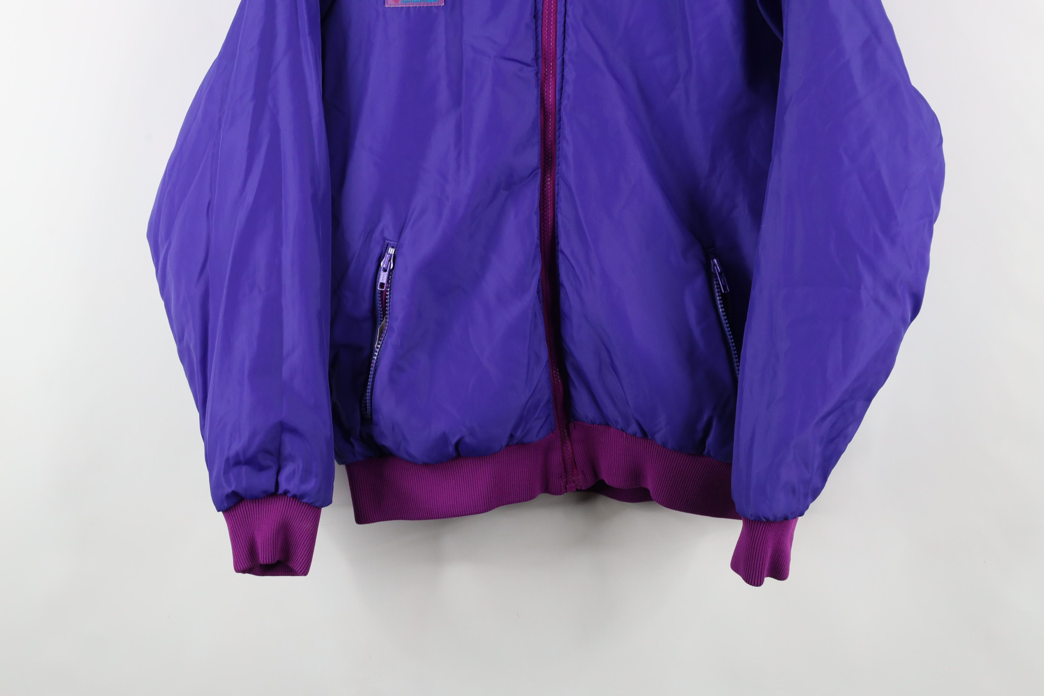 Columbia × Vintage Vintage 90s Columbia Reversible Puffer Bomber Jacket Size L / US 10 / IT 46 - 3 Thumbnail