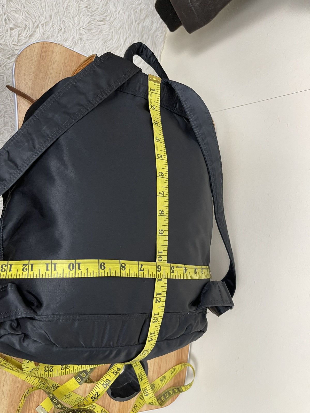 Porter Porter Tanker Rucksack Backpack Drawstring Nylon Black Size ONE SIZE - 21 Thumbnail