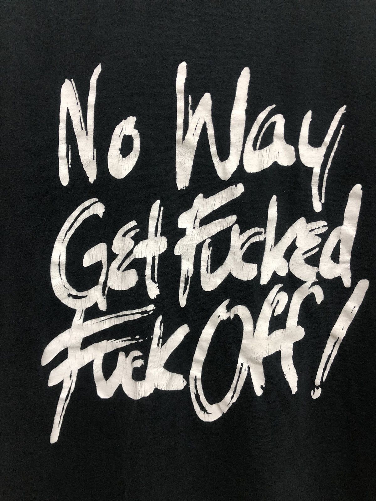 Band Tees × Vintage RARE 🔥 THE ANGELS NO WAY GET FUCKED FUCK OFF BAND TEE Size US L / EU 52-54 / 3 - 6 Thumbnail