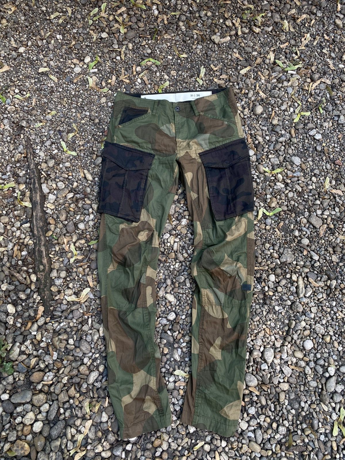 G-Star G-Star Cargo Camo Pants Size US 31 - 1 Thumbnail