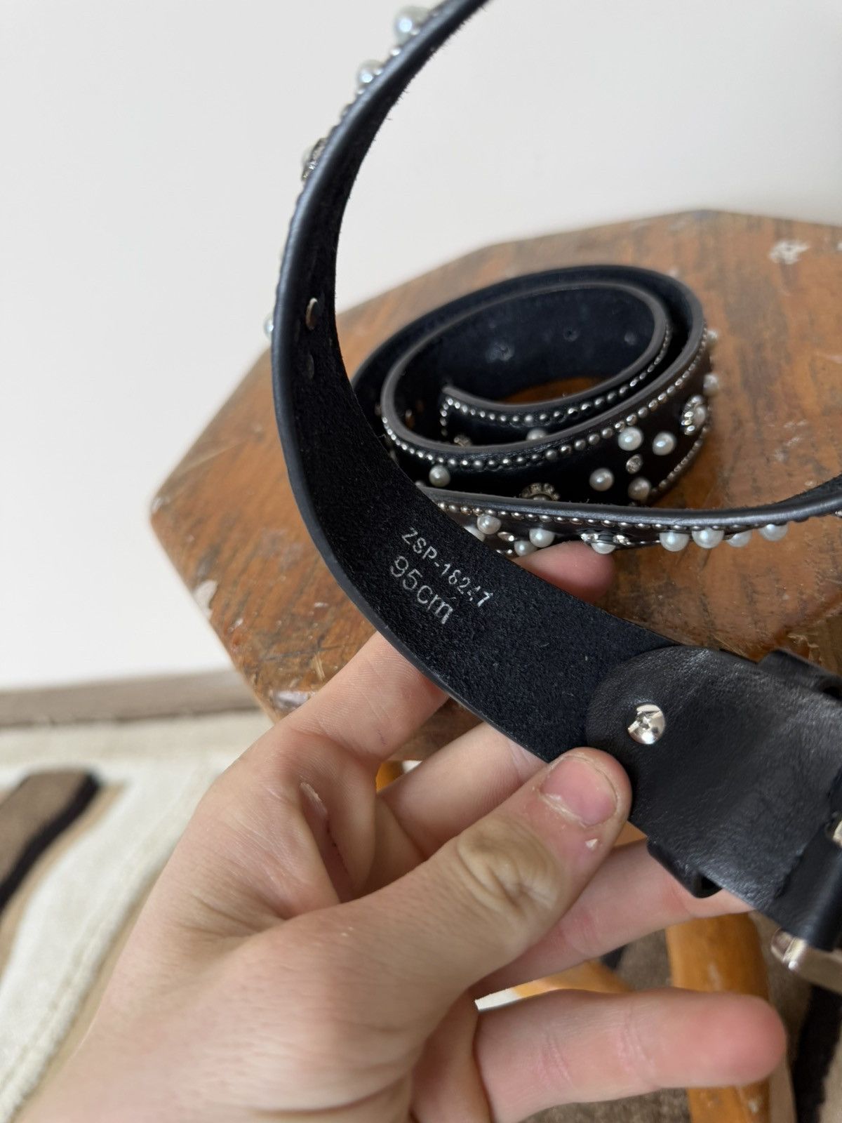 Japanese Brand Japanese Style Real Leather SNAKE Print Belt 90s Y2K Size ONE SIZE - 5 Thumbnail