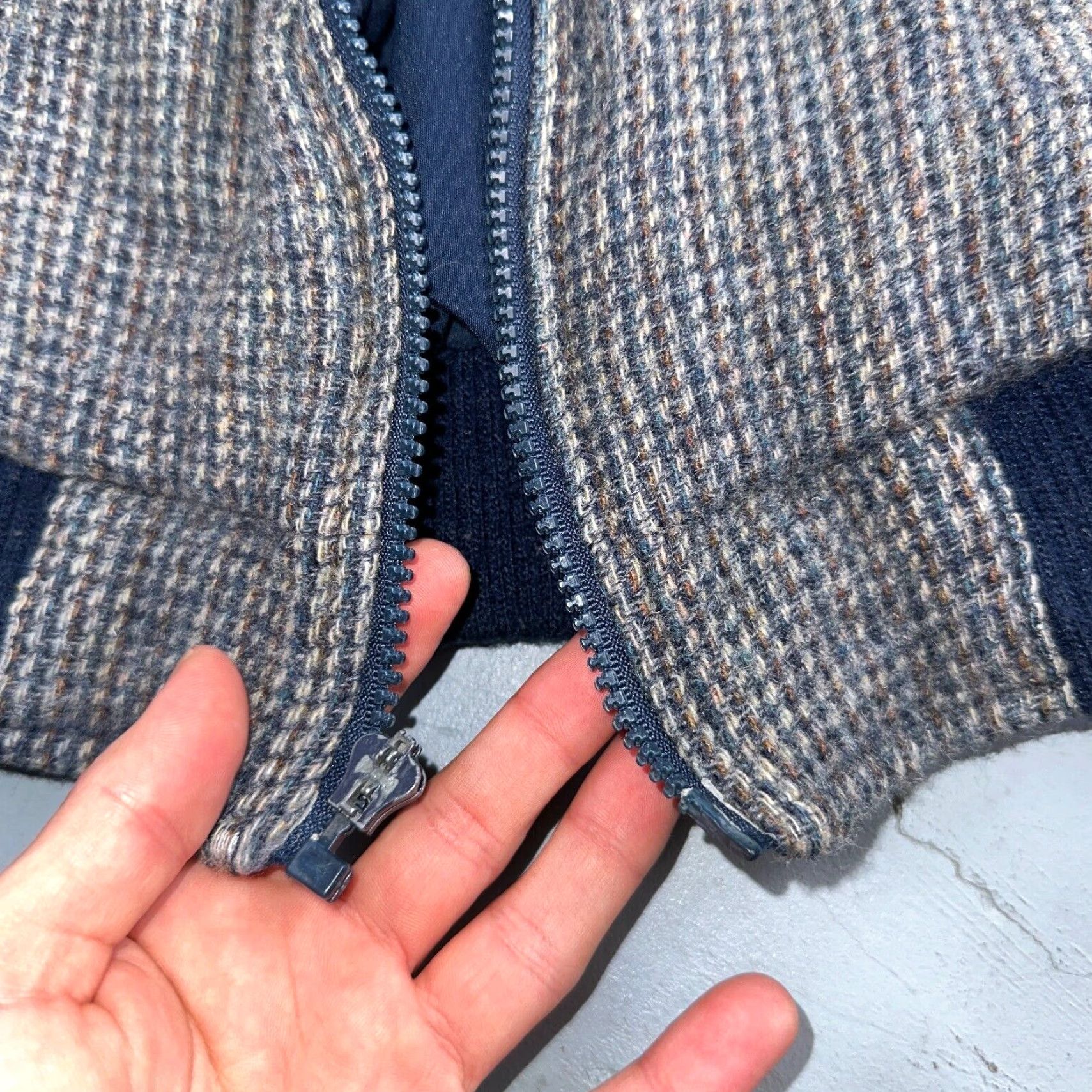 Pendleton Vintage Pendleton USA Men’s Medium Blue Insulated Wool Bomber Jacket Zipper Broken Size US M / EU 48-50 / 2 - 3 Thumbnail