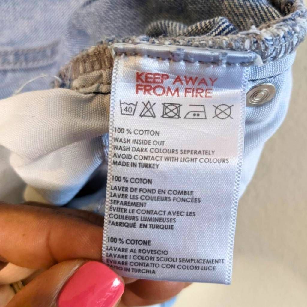 Bdg BDG Urban Outfitters Mom Jeans W26 High Rise 100% Cotton Med Size 26" / US 2 / IT 38 - 6 Thumbnail
