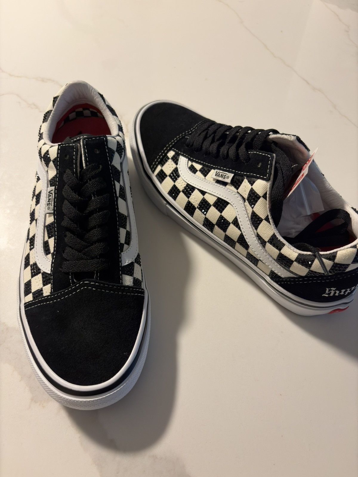 Supreme × Swarovski Supreme Swarovski Vans Size US 8 / EU 41 - 4 Thumbnail