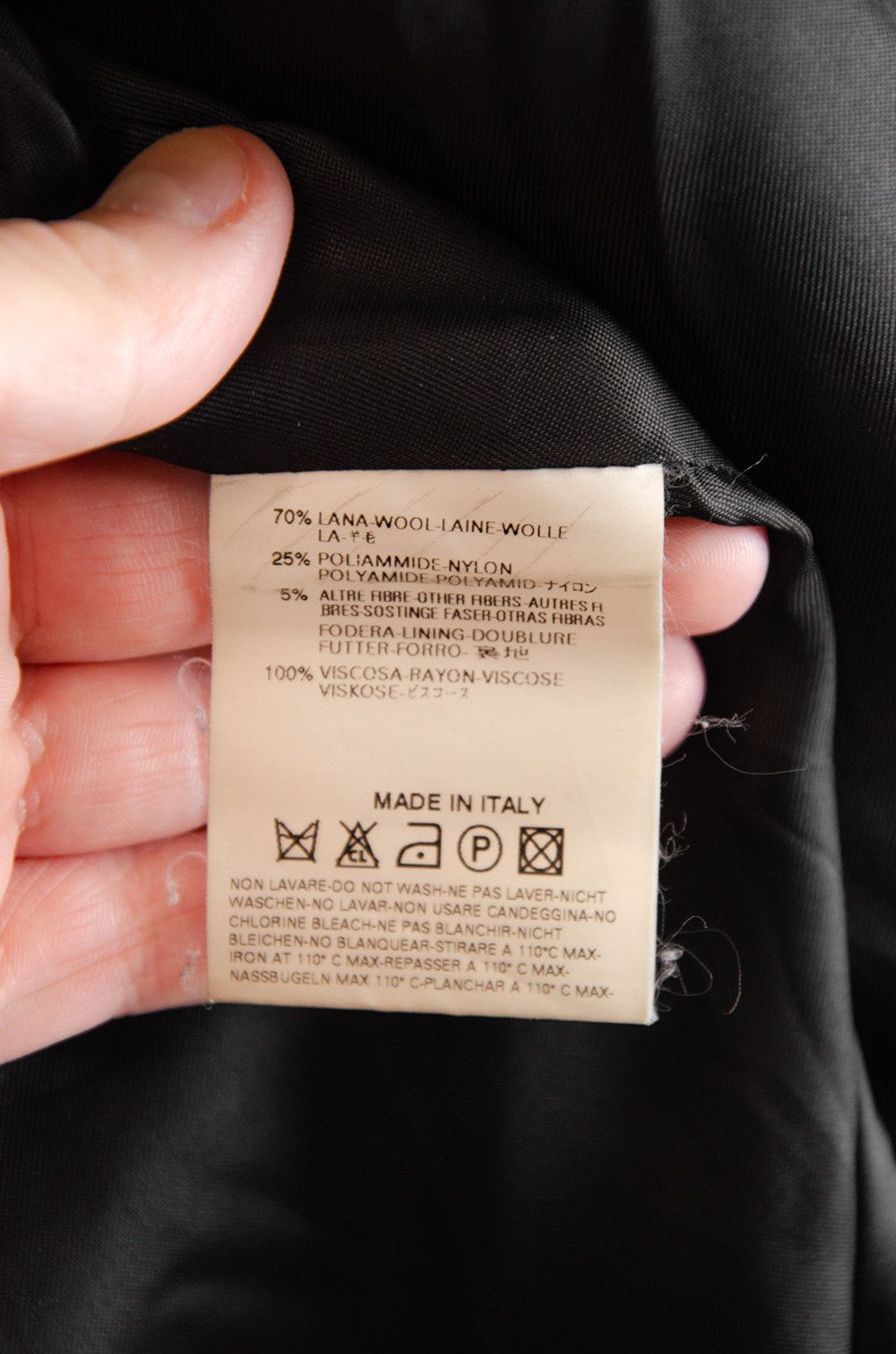 Dsquared2 Dsquared2 Italian Wool Long Coat Black IT48 Size US M / EU 48-50 / 2 - 14 Thumbnail