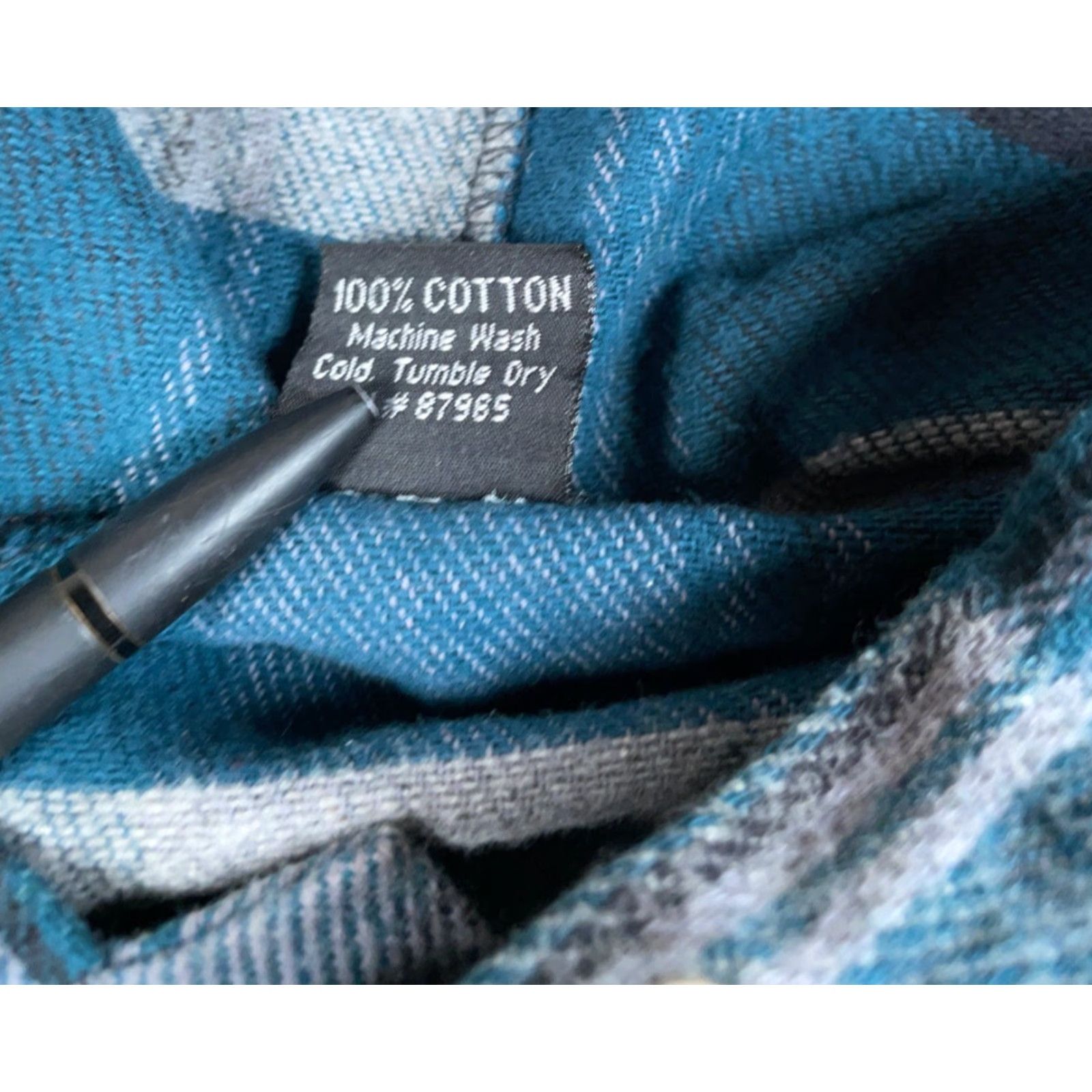 Vintage Surf Style Flannel Hoodie Men’s Large Green Gray Plaid 90s Grunge Vintage Size US L / EU 52-54 / 3 - 4 Thumbnail