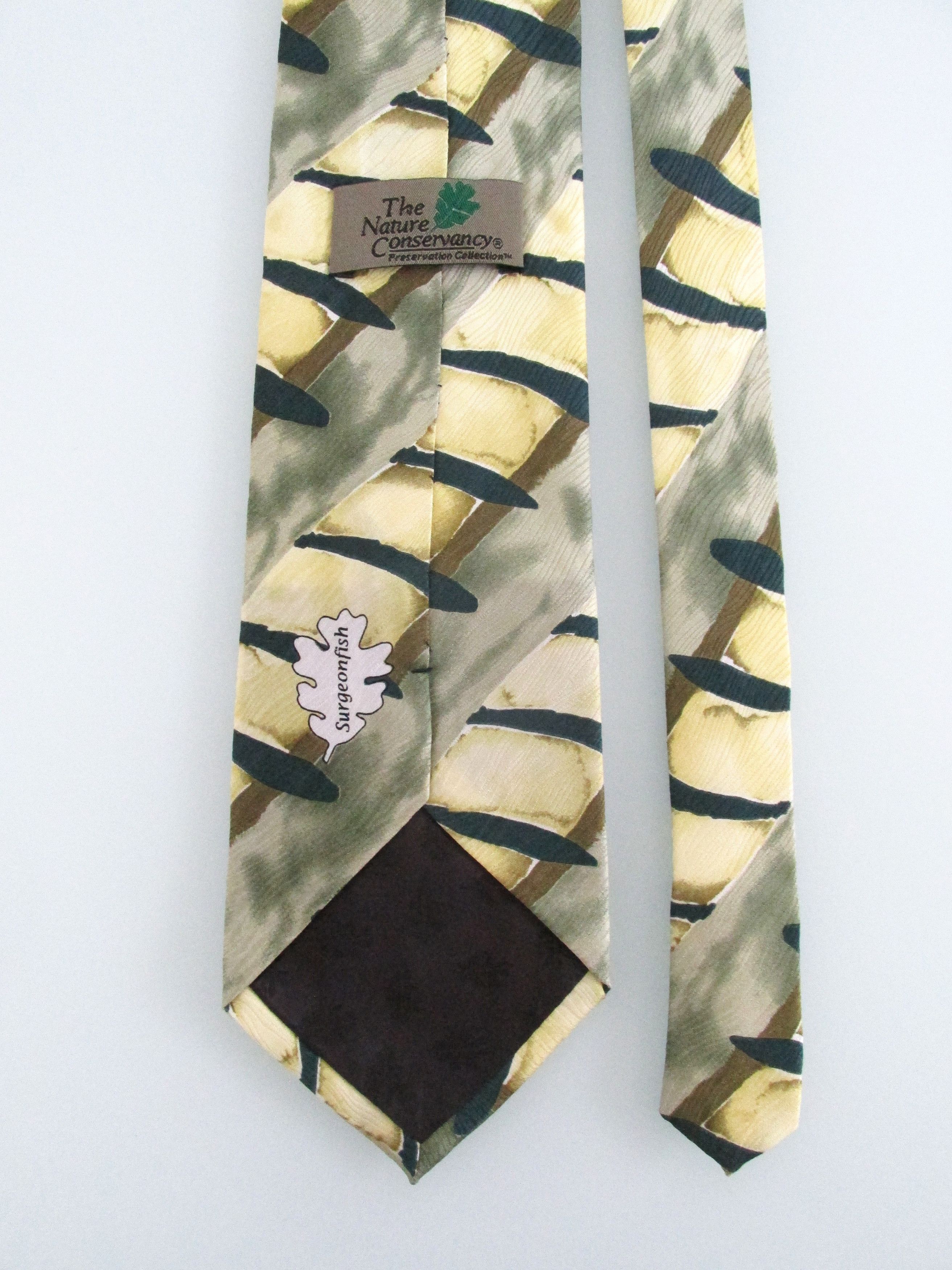 Other Nature Conservancy "Surgeonfish" Men's Silk Tie Size ONE SIZE - 4 Thumbnail