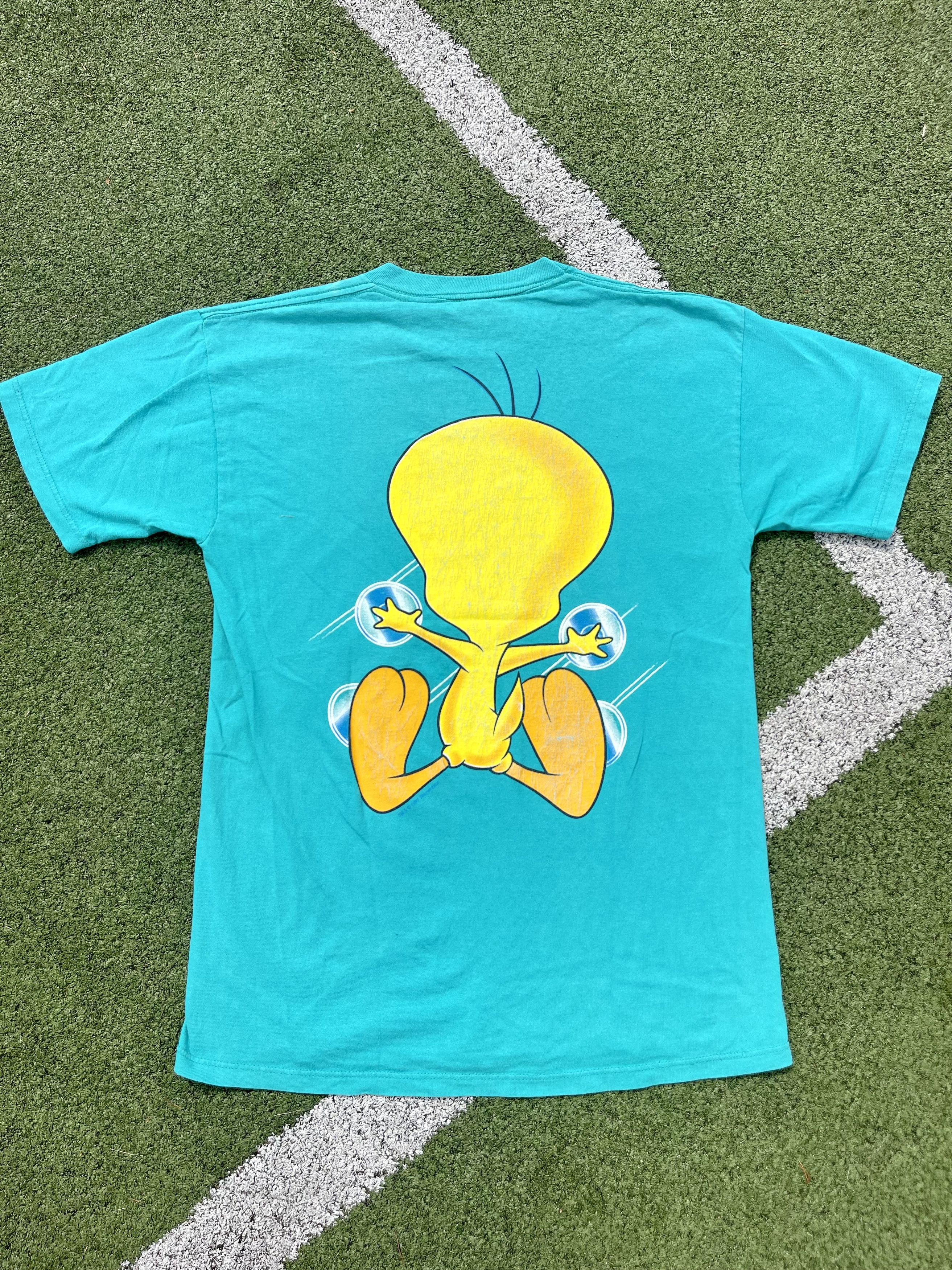 Vintage × Warner Bros 1997 Looney Tunes Tweety Warner Bros 90's Disney T-Shirt Size US M / EU 48-50 / 2 - 7 Thumbnail