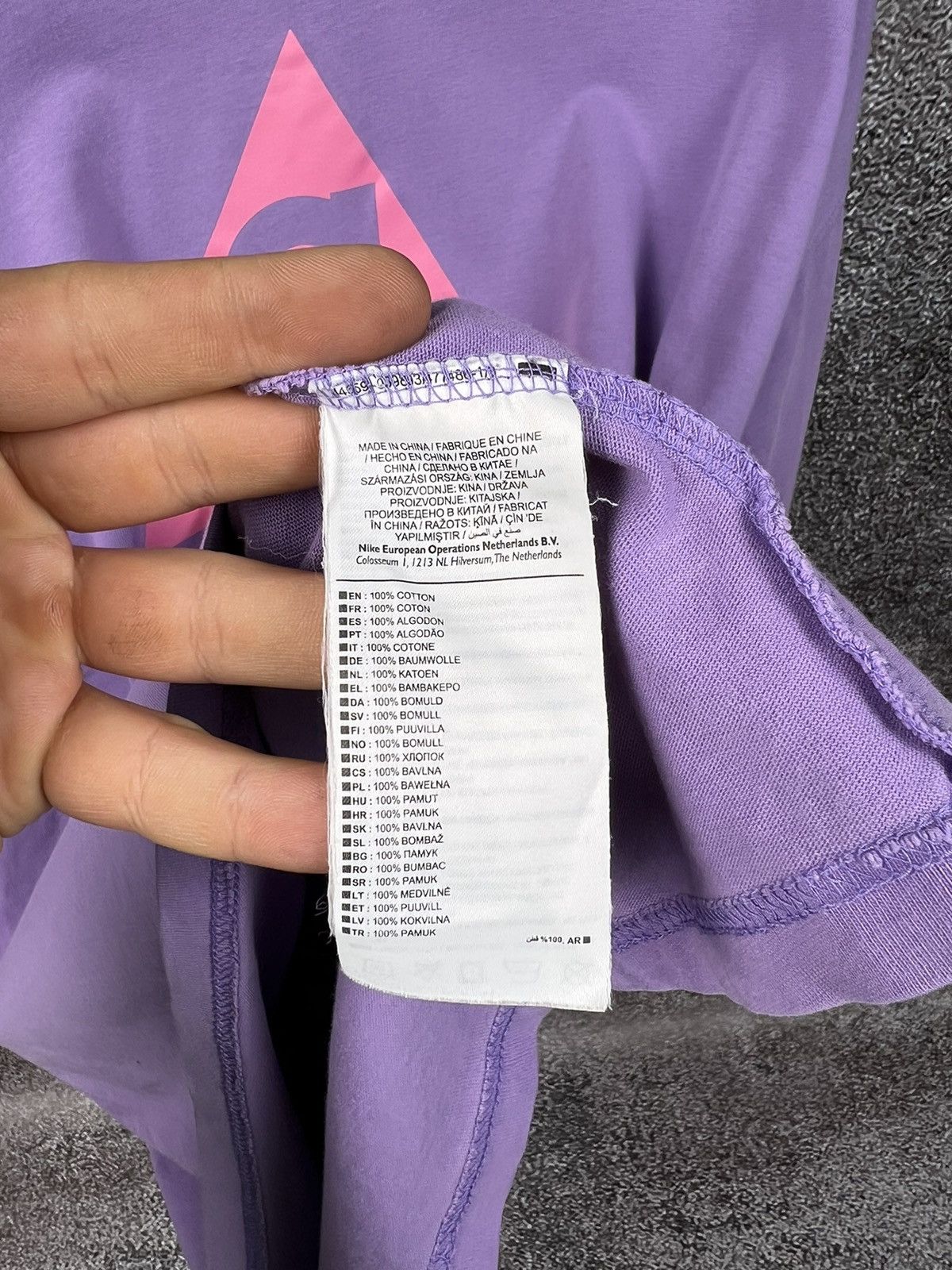 Nike × Nike ACG Nike Acg purple long sleeve big logo t-shirt gorpcore y2k Size US XXL / EU 58 / 5 - 9 Thumbnail