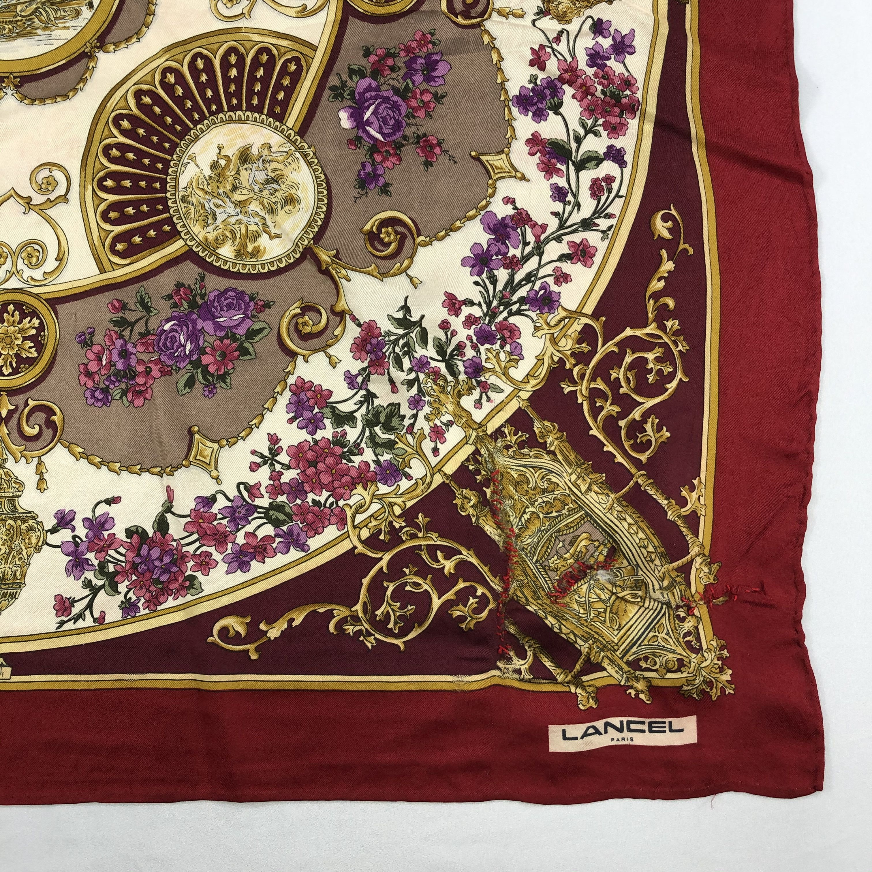 Lancel Vintage Lancel Silk Scarf Size ONE SIZE - 4 Thumbnail