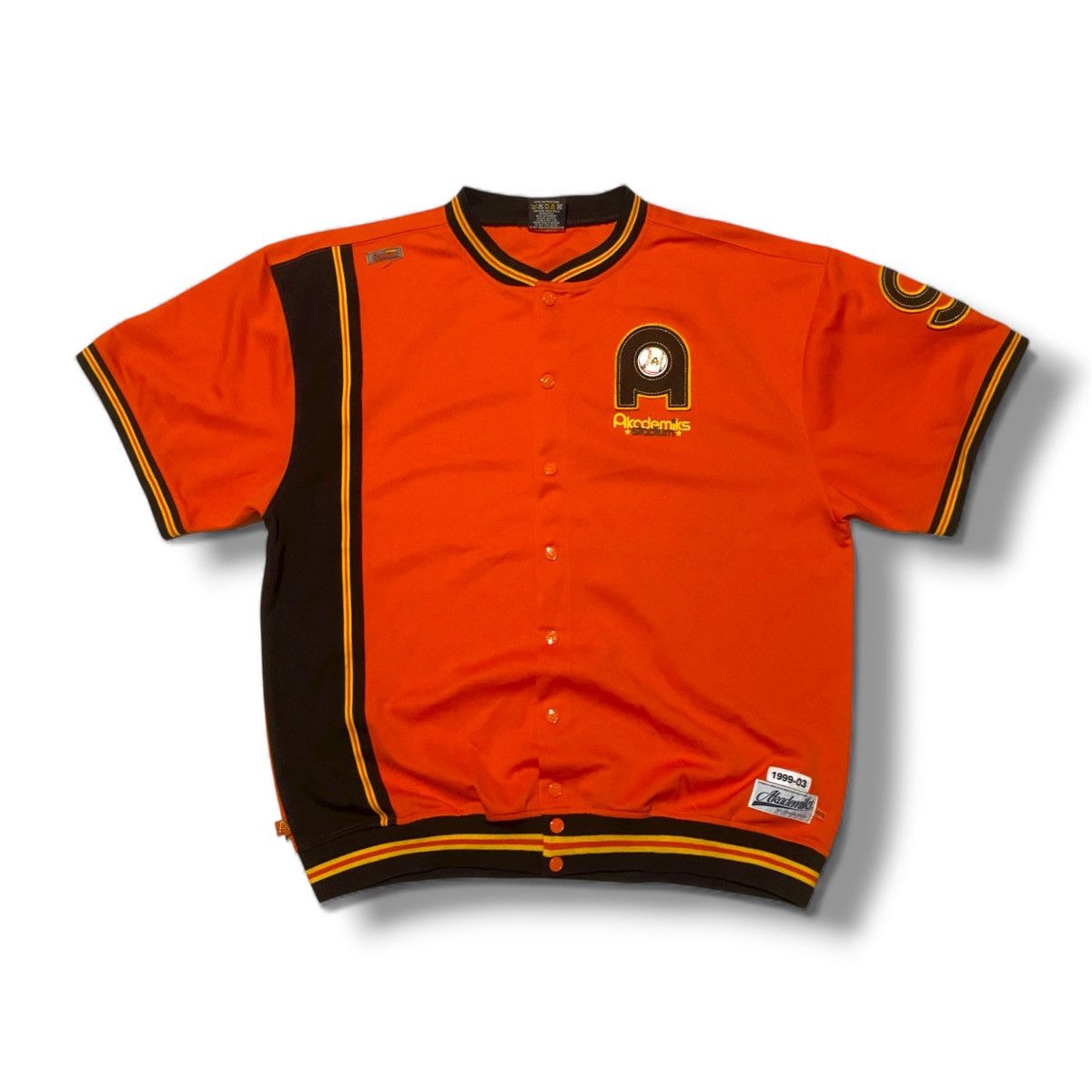 Akademiks Vintage Akademiks 1999-03’s Stadium Division Baseball Jersey Size US XXL / EU 58 / 5 - 1 Thumbnail