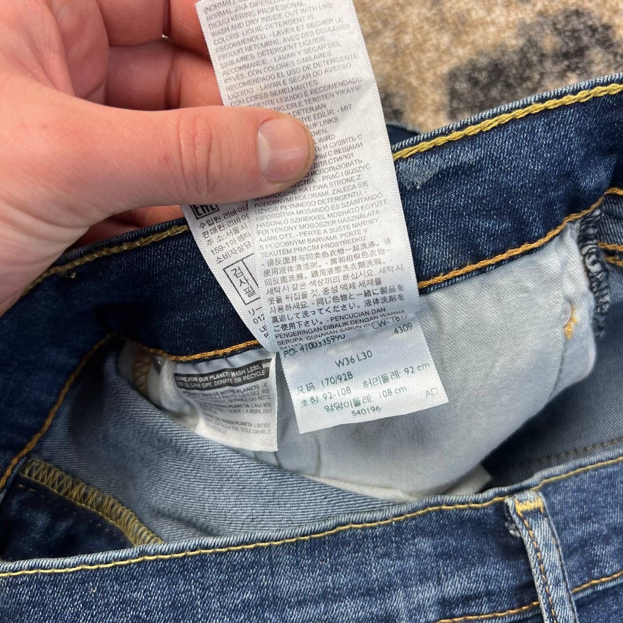 Levi's 502 Levis Vintage Blue Denim Jeans Streetwear Style Size US 36 / EU 52 - 7 Thumbnail
