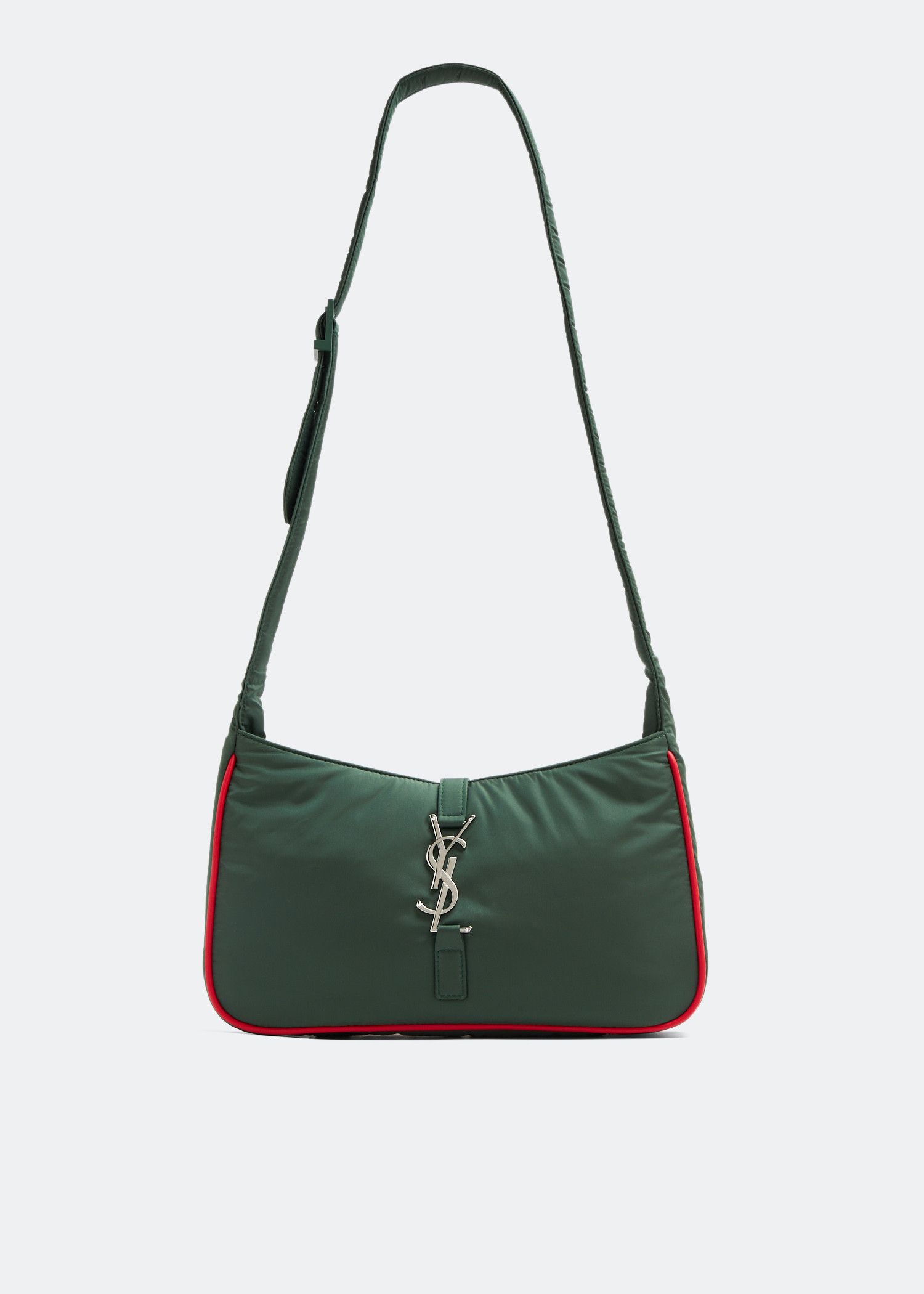 Saint Laurent Paris o1s1wg111124 Size: OS / Le 5 À 7 Crossbody Bag in Green Size ONE SIZE - 1 Thumbnail