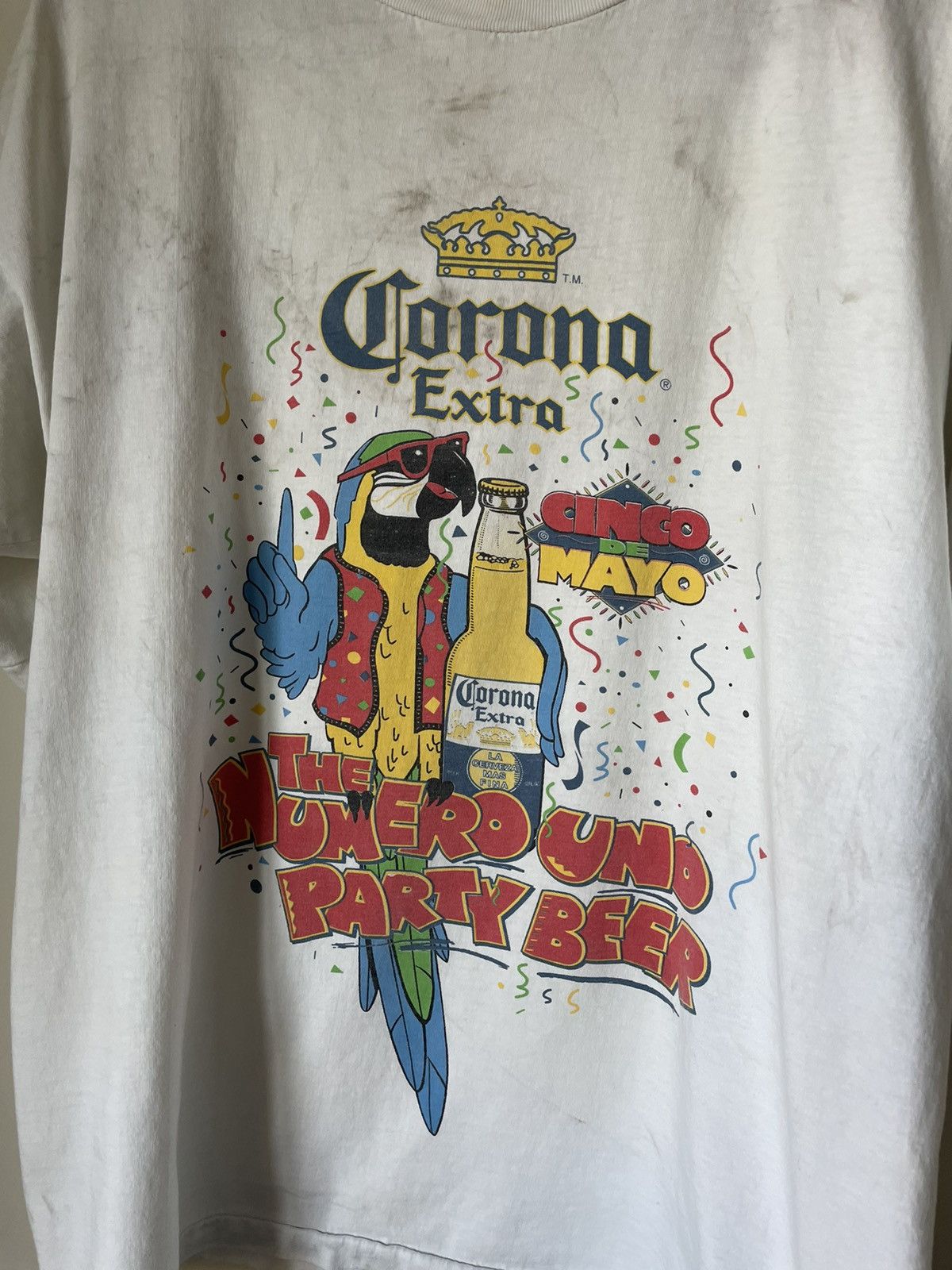 Vintage Vintage 90s corona extra tee Size US XL / EU 56 / 4 - 2 Thumbnail