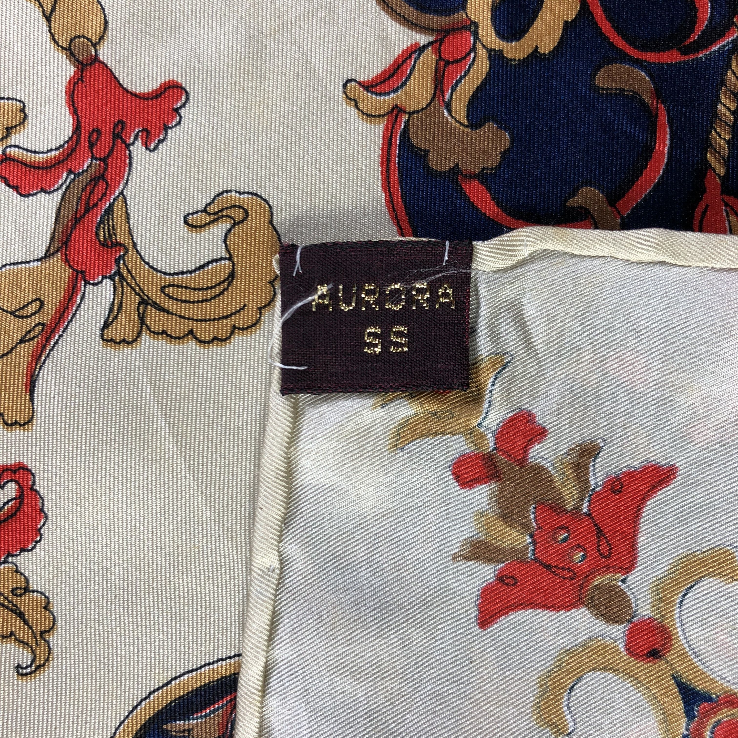 Vintage Vintage Aurora Silk Scarf Size ONE SIZE - 5 Thumbnail