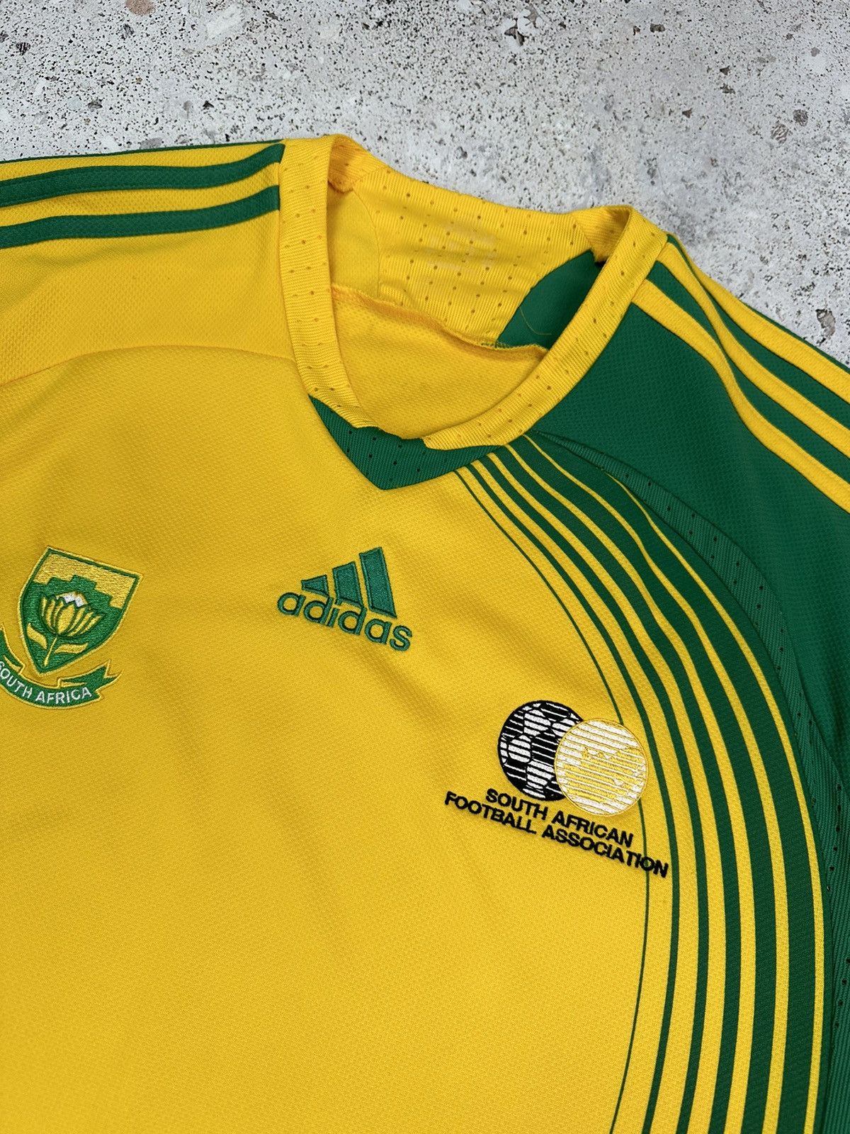 Adidas × Vintage SOUTH AFRICA 2007/2009 3/4 LONG SLEEVE SHIRT JERSEY ADIDAS M Size US M / EU 48-50 / 2 - 9 Thumbnail