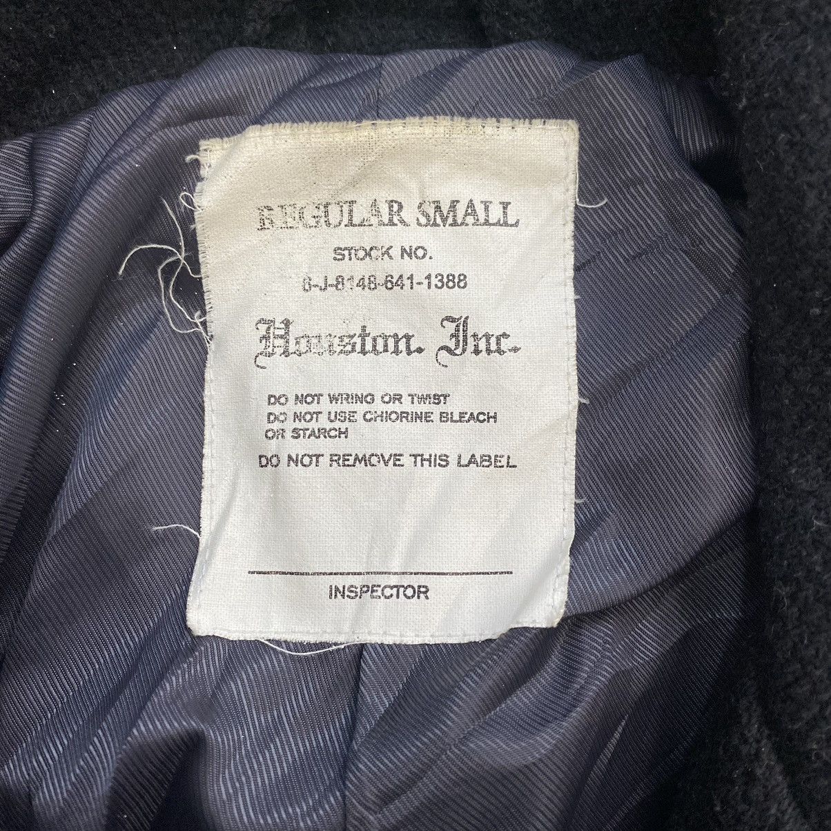 I.N.C Vintage HOUSTON INC. Military Brand Black Wool Duffle Coat Size US S / EU 44-46 / 1 - 3 Thumbnail