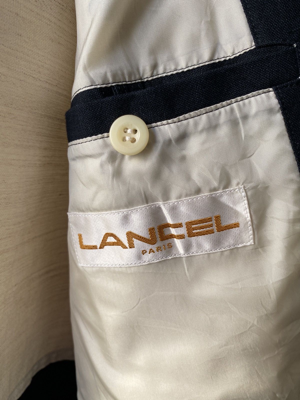 Lancel × Vintage Vintage 90s Lancel Zipper Jacket Size US L / EU 52-54 / 3 - 16 Thumbnail