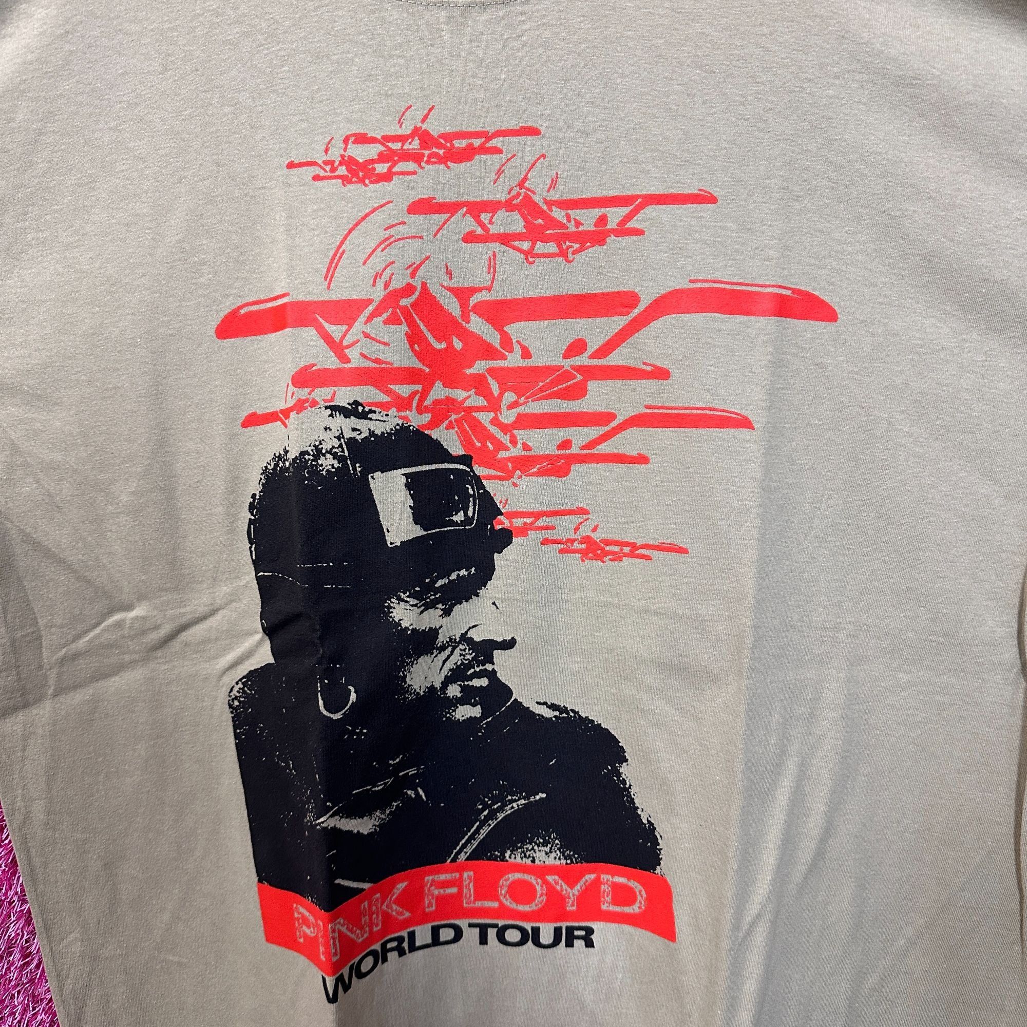 Pink Floyd Pink Floyd Men's 1987 World Tour Aviator Ringer T-Shirt XL Size US XL / EU 56 / 4 - 2 Thumbnail