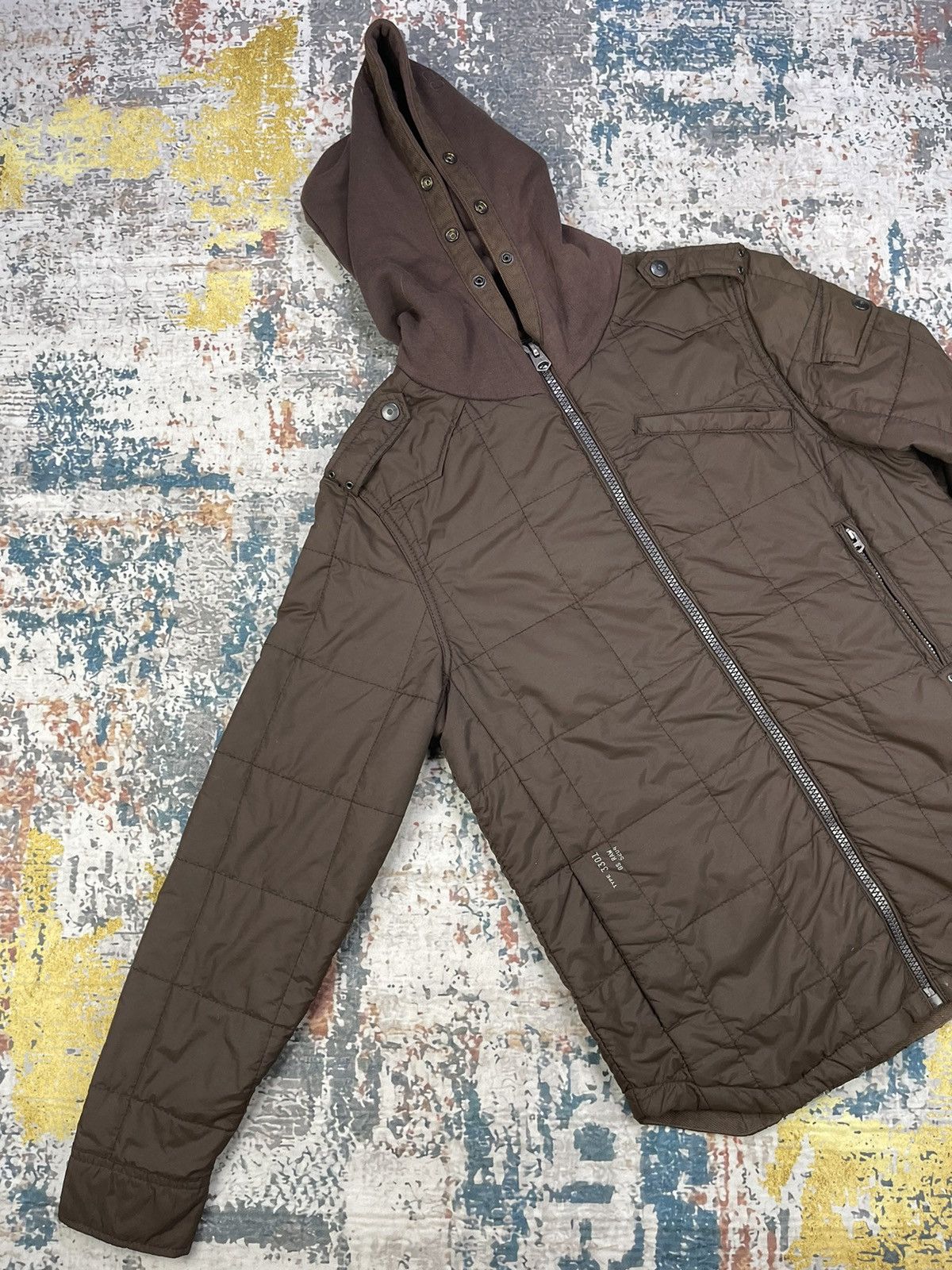 G-Star G Star RAW New Wesman Quilted Hooded Shirt Jackets Size US M / EU 48-50 / 2 - 7 Thumbnail