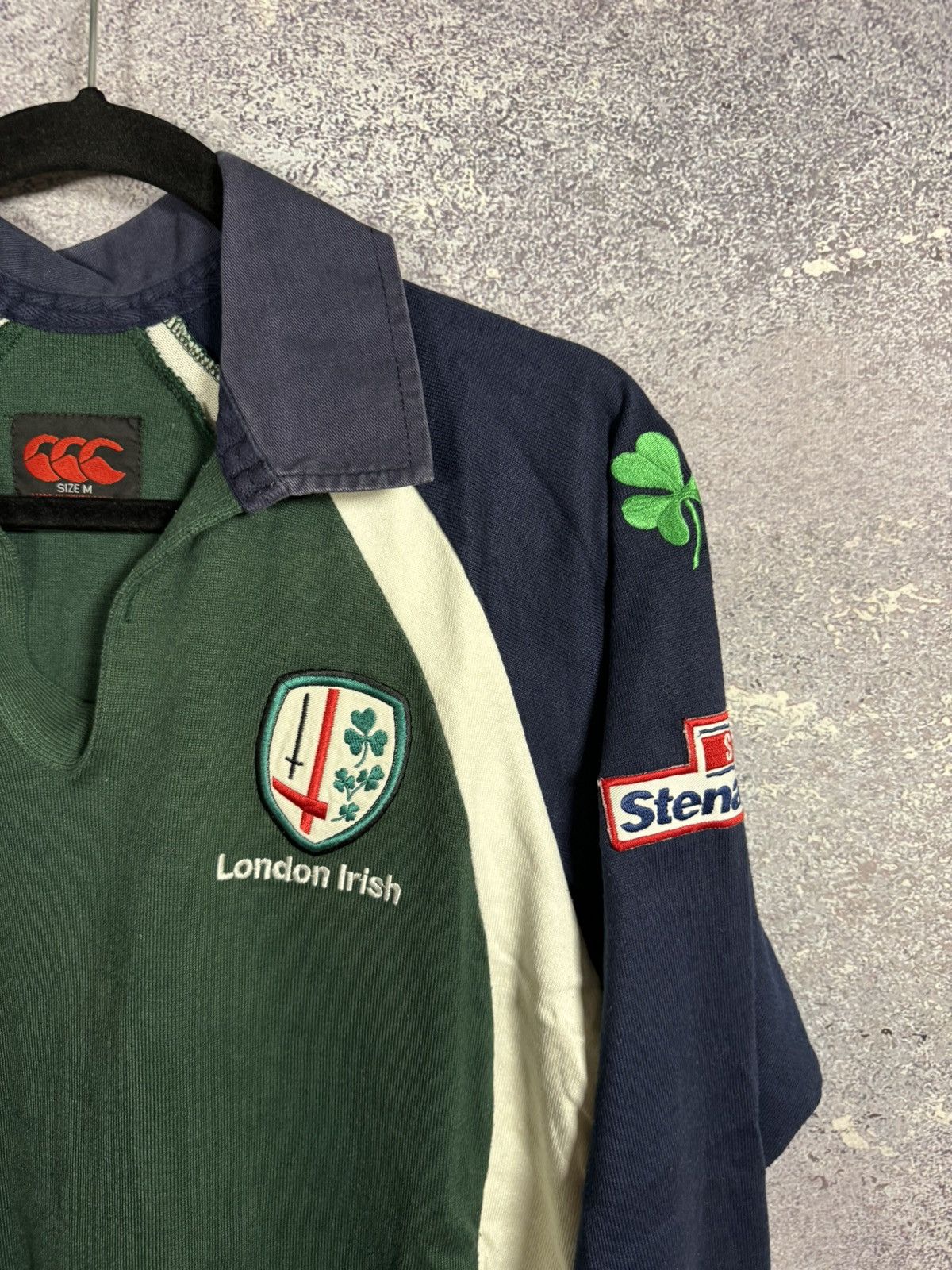 Canterbury of New Zealand × Vintage Vintage 2003 London Irish Union CanterburyRugby Jersey Size US M / EU 48-50 / 2 - 8 Thumbnail