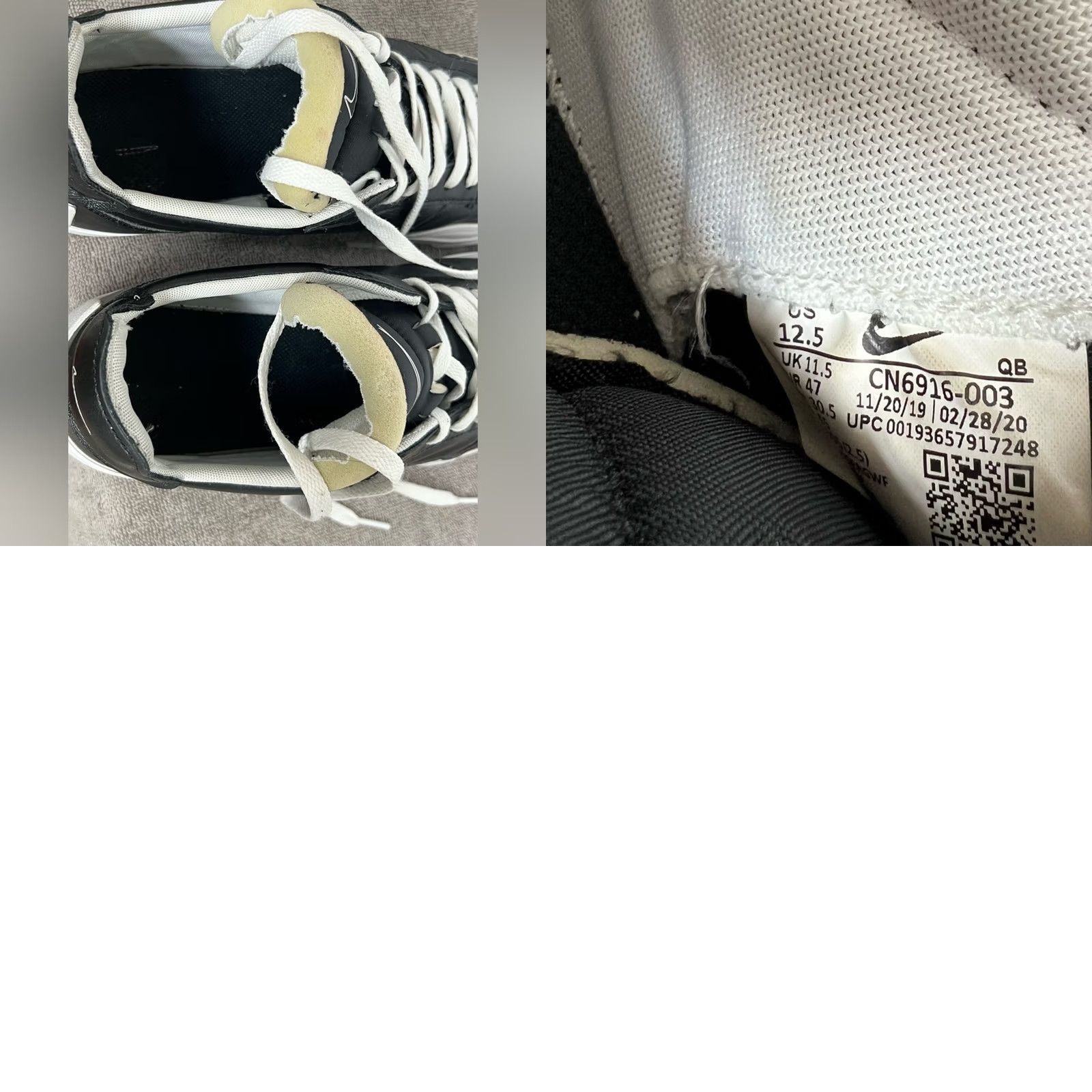 Nike Nike Drop Type Premium Mens Leather Sneakers CN6916-003 SIZE 12.5 Size US 13 / EU 46 - 8 Thumbnail