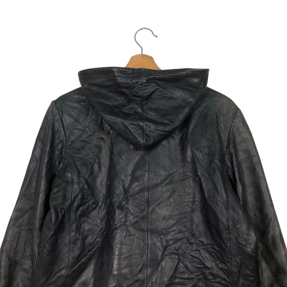 Japanese Brand 📌Rich Black Vintage Leather Jacket Nine West Issey Miyake Size US M / EU 48-50 / 2 - 10 Thumbnail