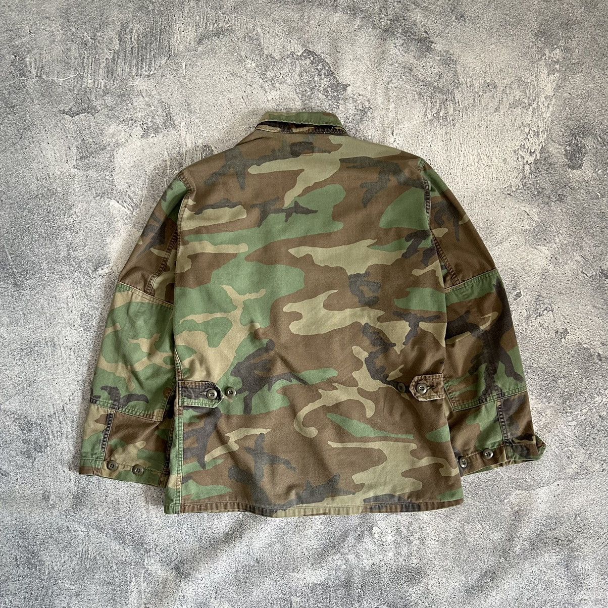 Other Vintage Sun Faded Military Shirt Woodland Size US M / EU 48-50 / 2 - 2 Thumbnail