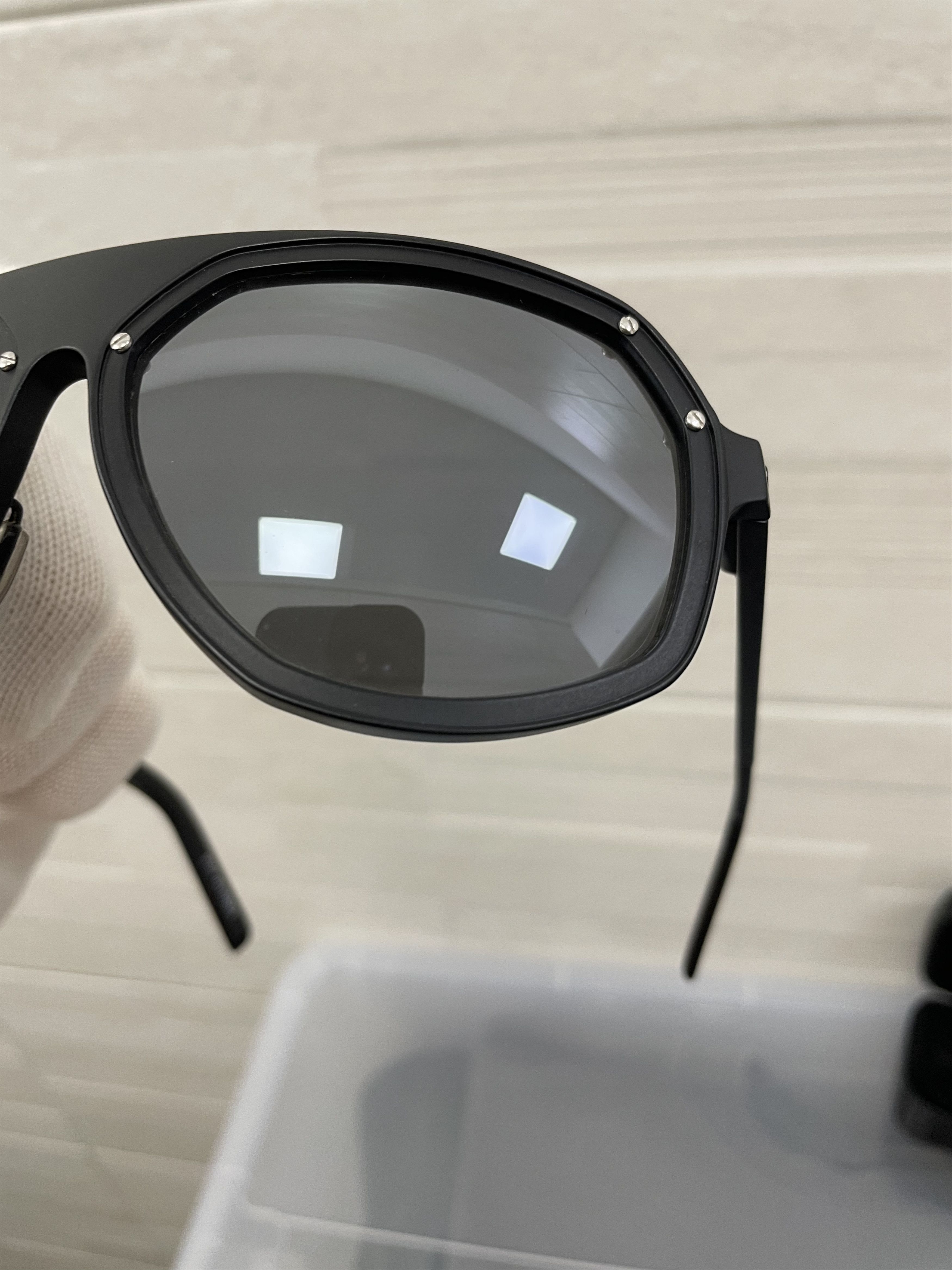 Raf Simons Linda Farrow X Raf Simons S/S 2008 aviator sunglasses Size ONE SIZE - 7 Thumbnail