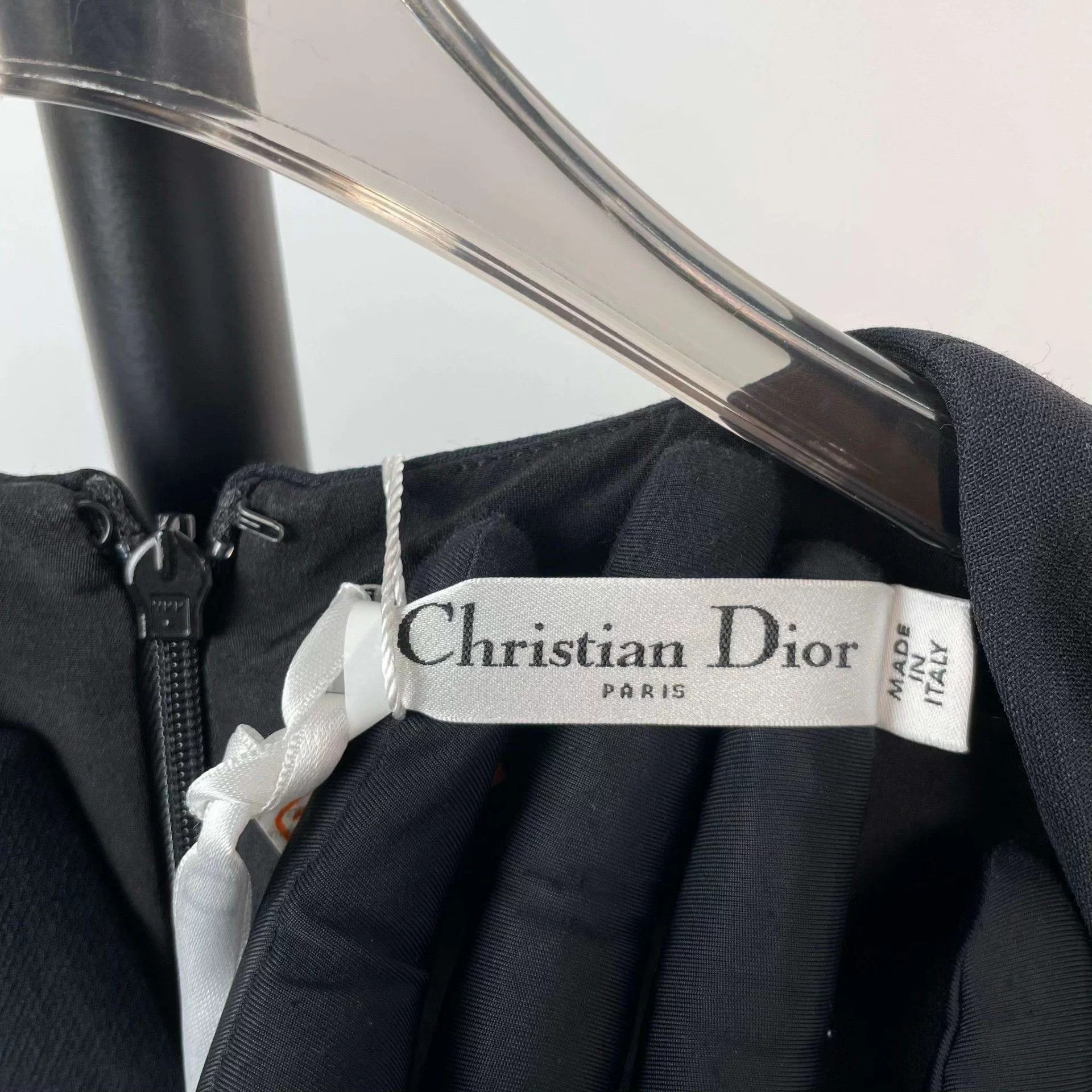 Dior Dior Chiffon Dress 34 Black Size XS / US 0-2 / IT 36-38 - 4 Thumbnail