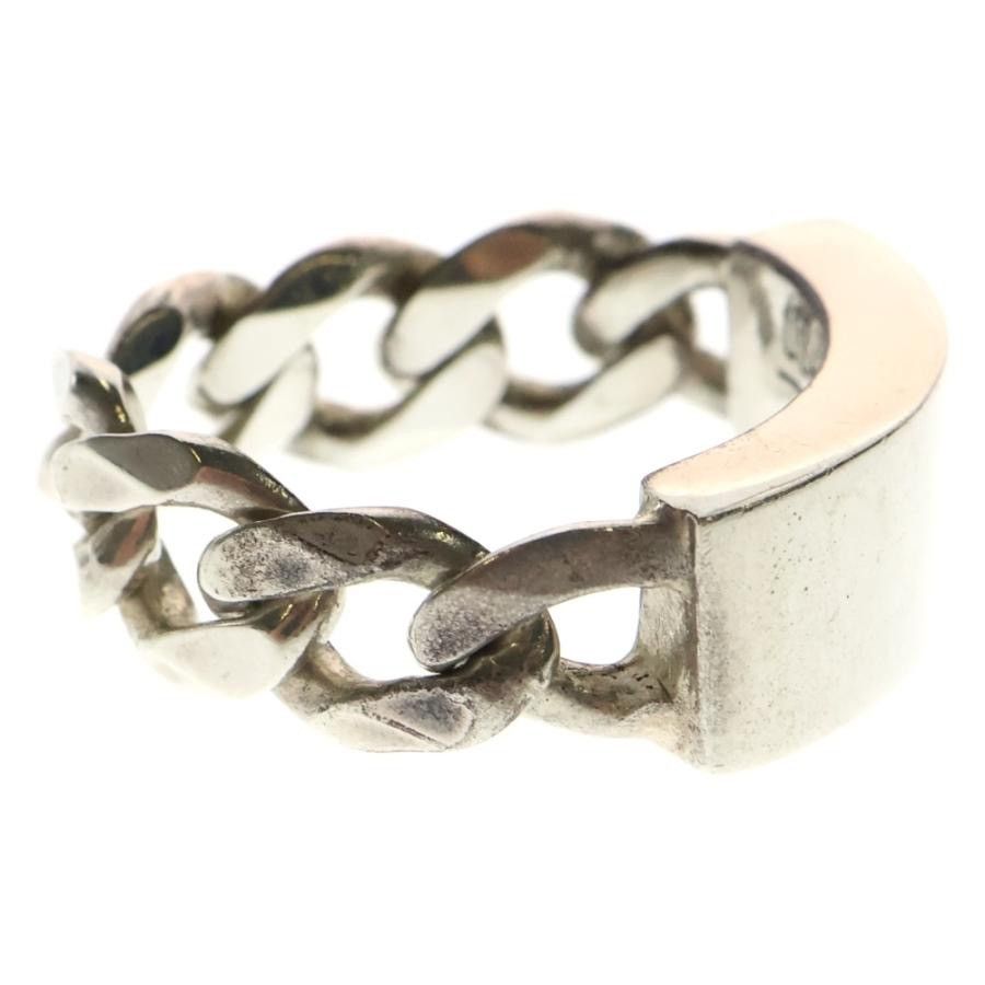 Tenderloin TENDERLOIN T-I.D.RING ID Ring with Chain, Silver 23 Size ONE SIZE - 3 Thumbnail