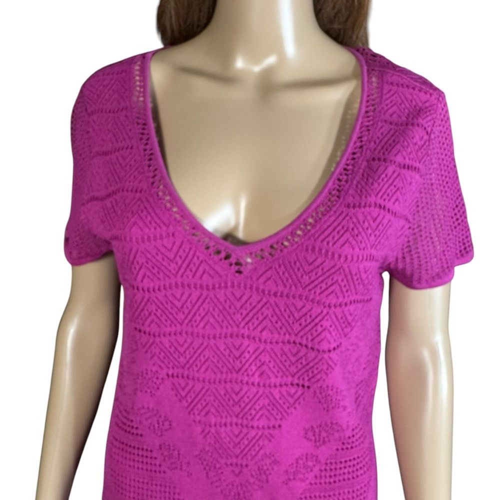 Other NWT New $195 Catherine Malandrino V-Neck Knit Strawberry To Size XL / US 12-14 / IT 48-50 - 9 Thumbnail