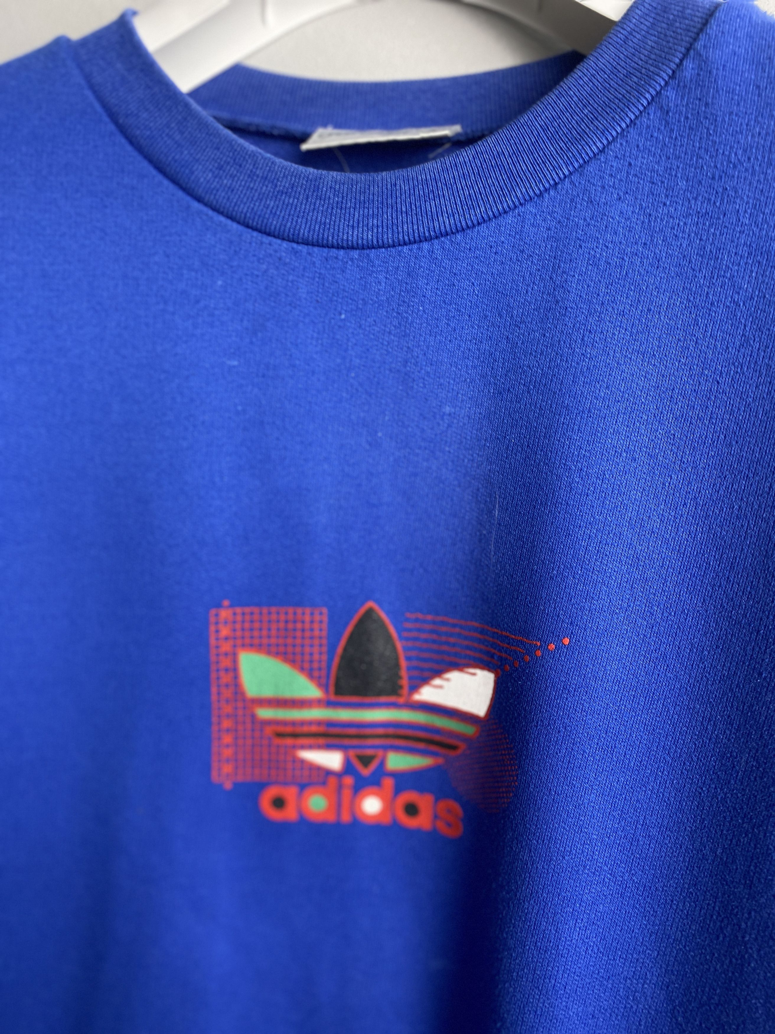 Adidas × Vintage Adidas vintage big logo sweatshirt crewneck 90s Size US L / EU 52-54 / 3 - 2 Thumbnail