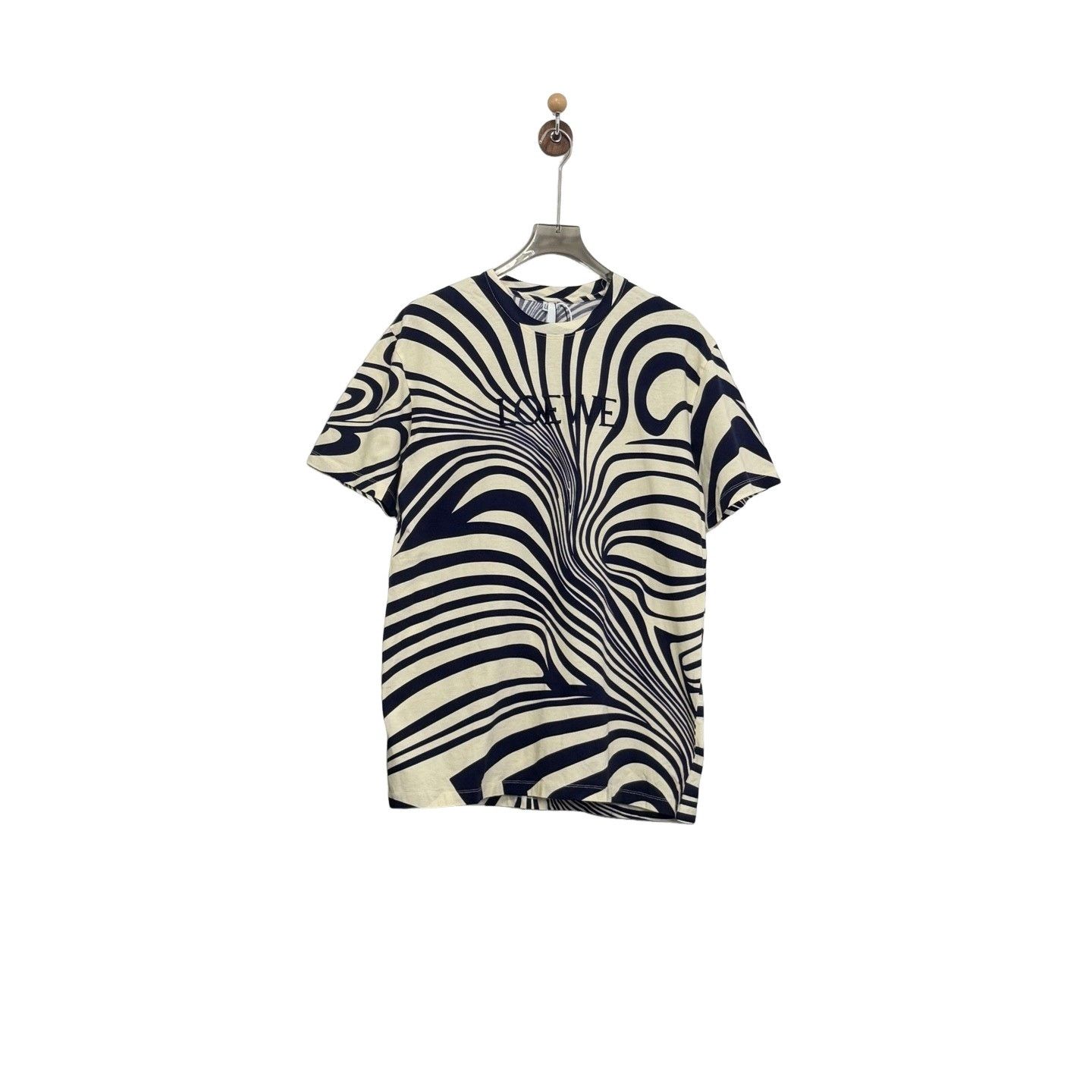 Loewe Loewe Zebra Wavy Logo T-Shirt Size S Size US S / EU 44-46 / 1 - 1 Thumbnail