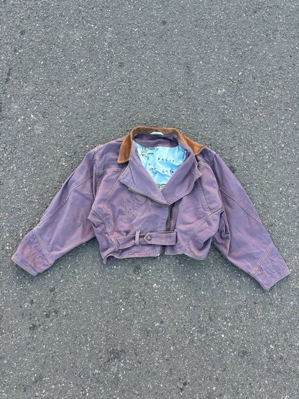Japanese Brand × Vintage Vintage Y2K Batwing Cropped Motorcycle Avantgarde Jacket Size M / US 6-8 / IT 42-44 - 1 Thumbnail