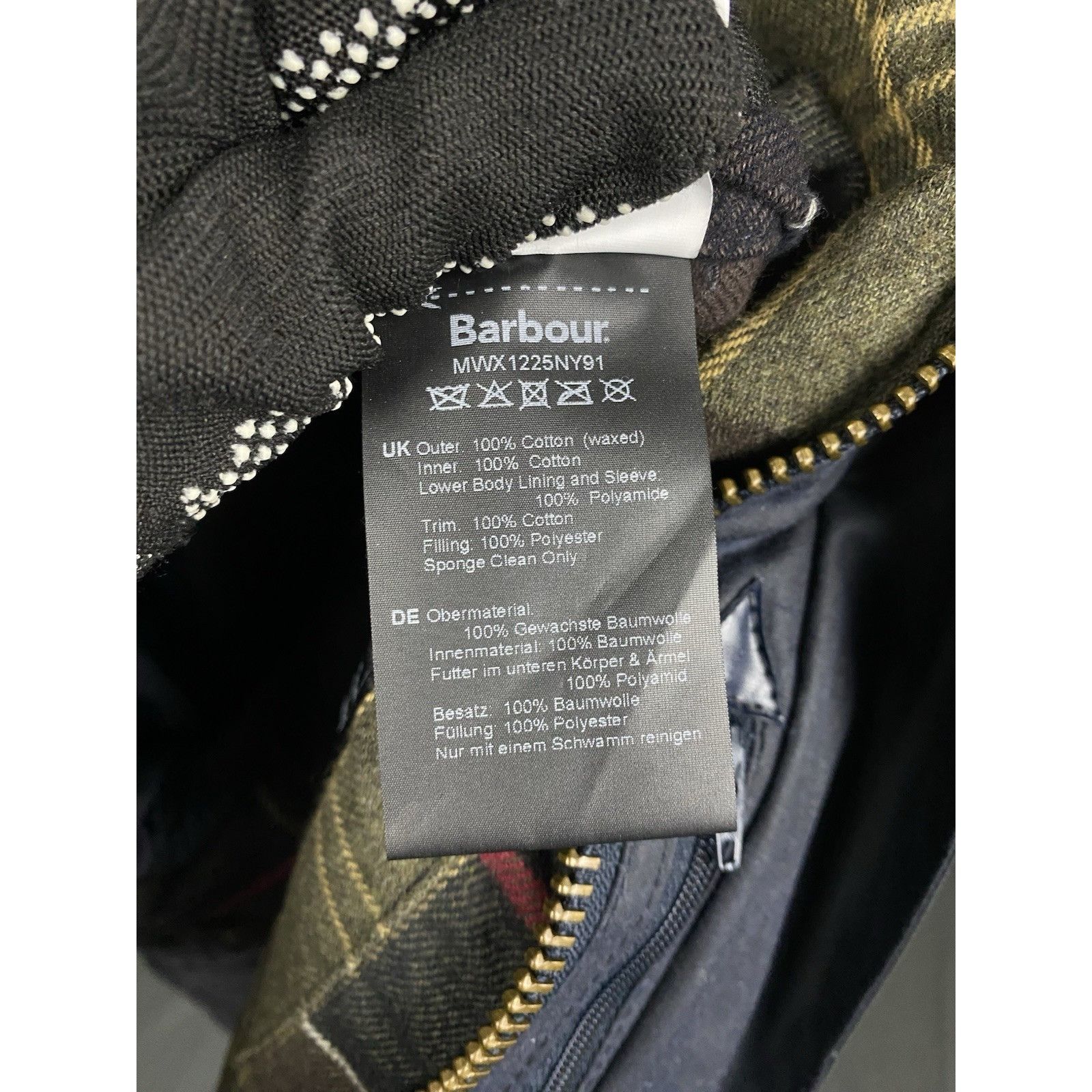 Barbour MINT! Barbour Rufford Men's Blue Waxed Insulated Motorcycle Size US XXL / EU 58 / 5 - 14 Thumbnail