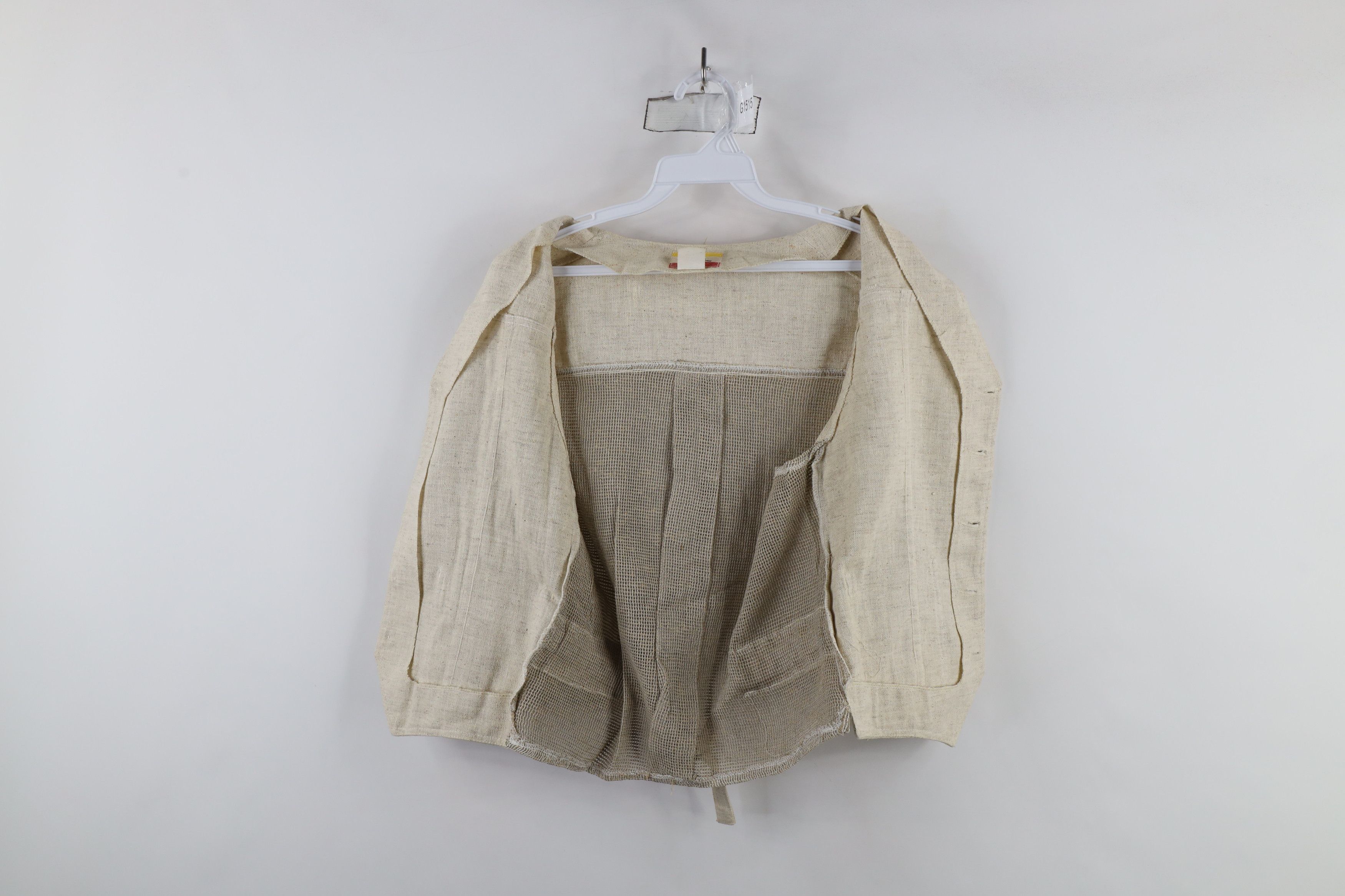 Vintage Vintage 70s Streetwear Burlap Linen Buckle Back Vest USA Size US M / EU 48-50 / 2 - 9 Thumbnail