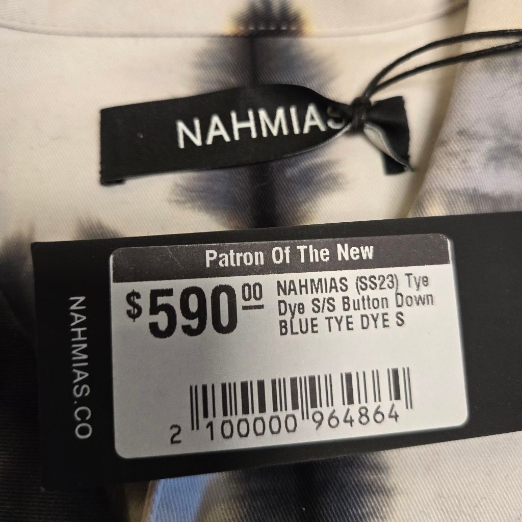 Nahmias Nahmias Tye Dye Button Up Size S NWT Size US S / EU 44-46 / 1 - 2 Thumbnail