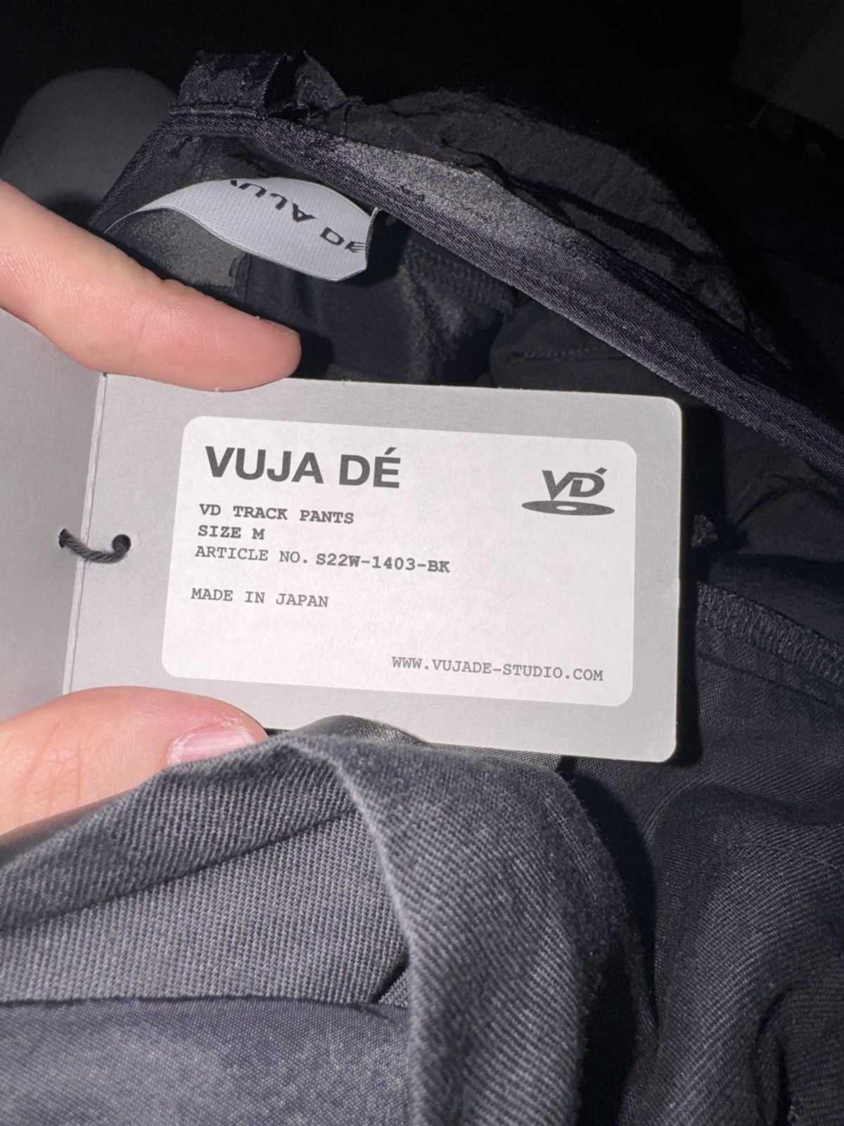 Vuja De Vuja De Crushed Nylon Track Pants Size US 32 / EU 48 - 3 Thumbnail