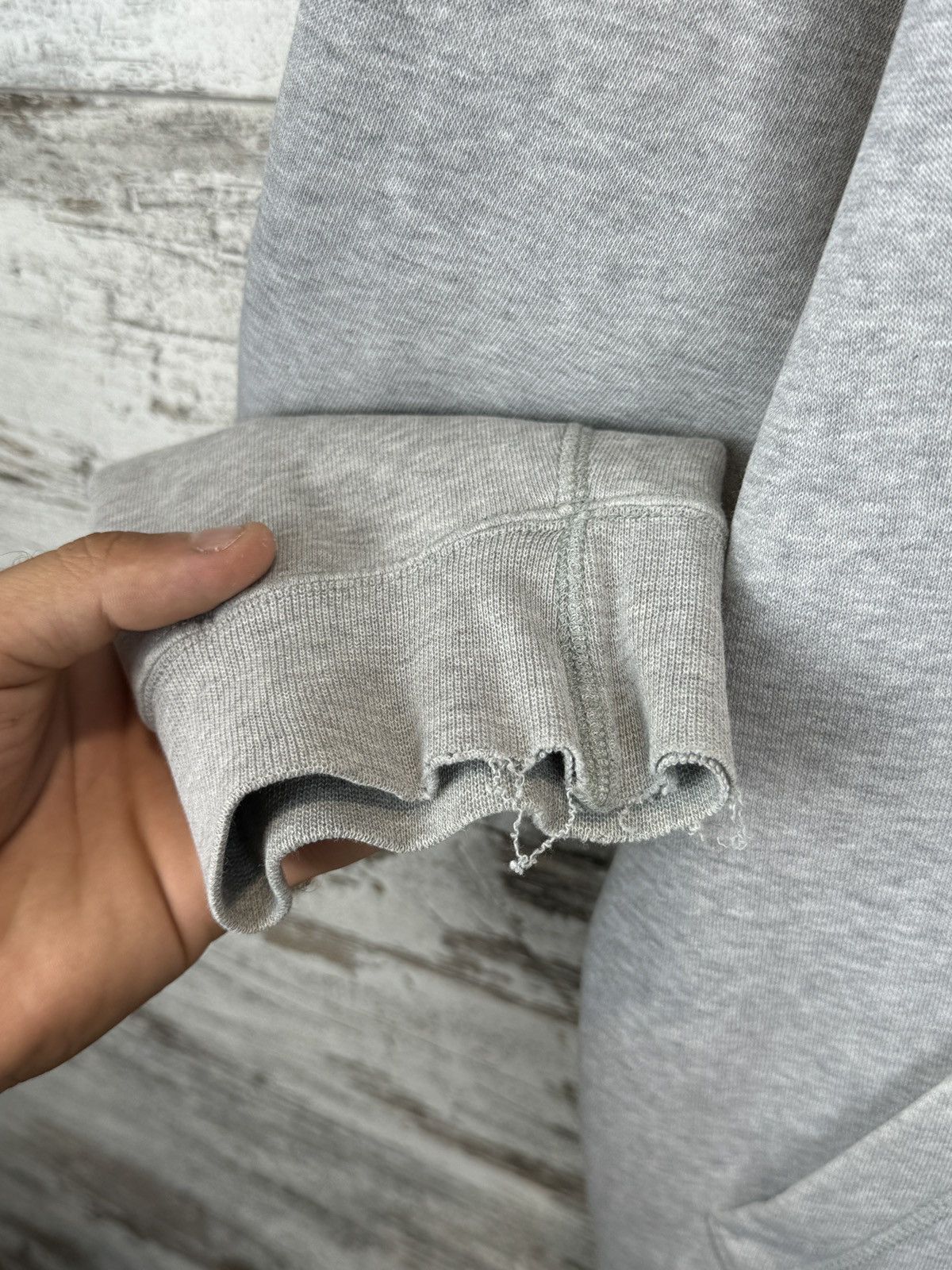 Nike × Vintage Mens Vintage Nike basic swoosh hoodie 90s rare Size US S / EU 44-46 / 1 - 9 Thumbnail