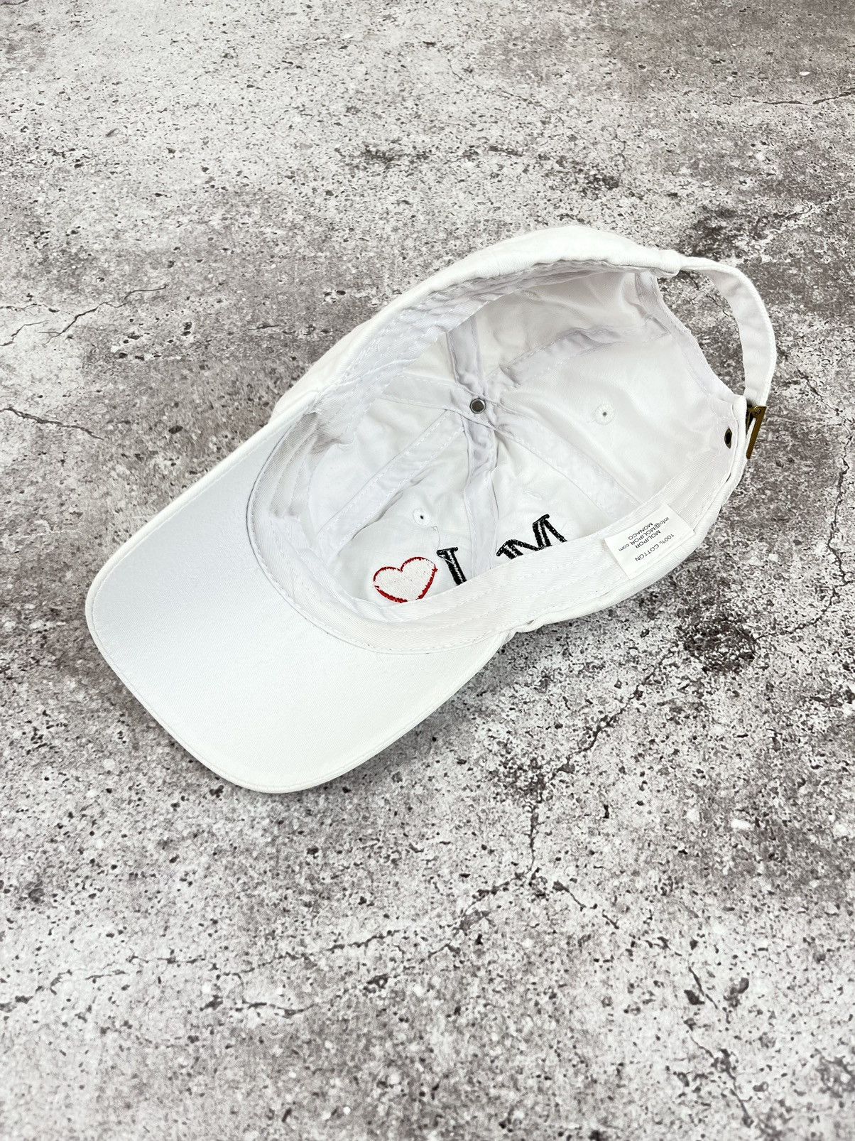 Vintage I Love Monaco❤️ Vintage Y2K White Cap Size ONE SIZE - 6 Thumbnail