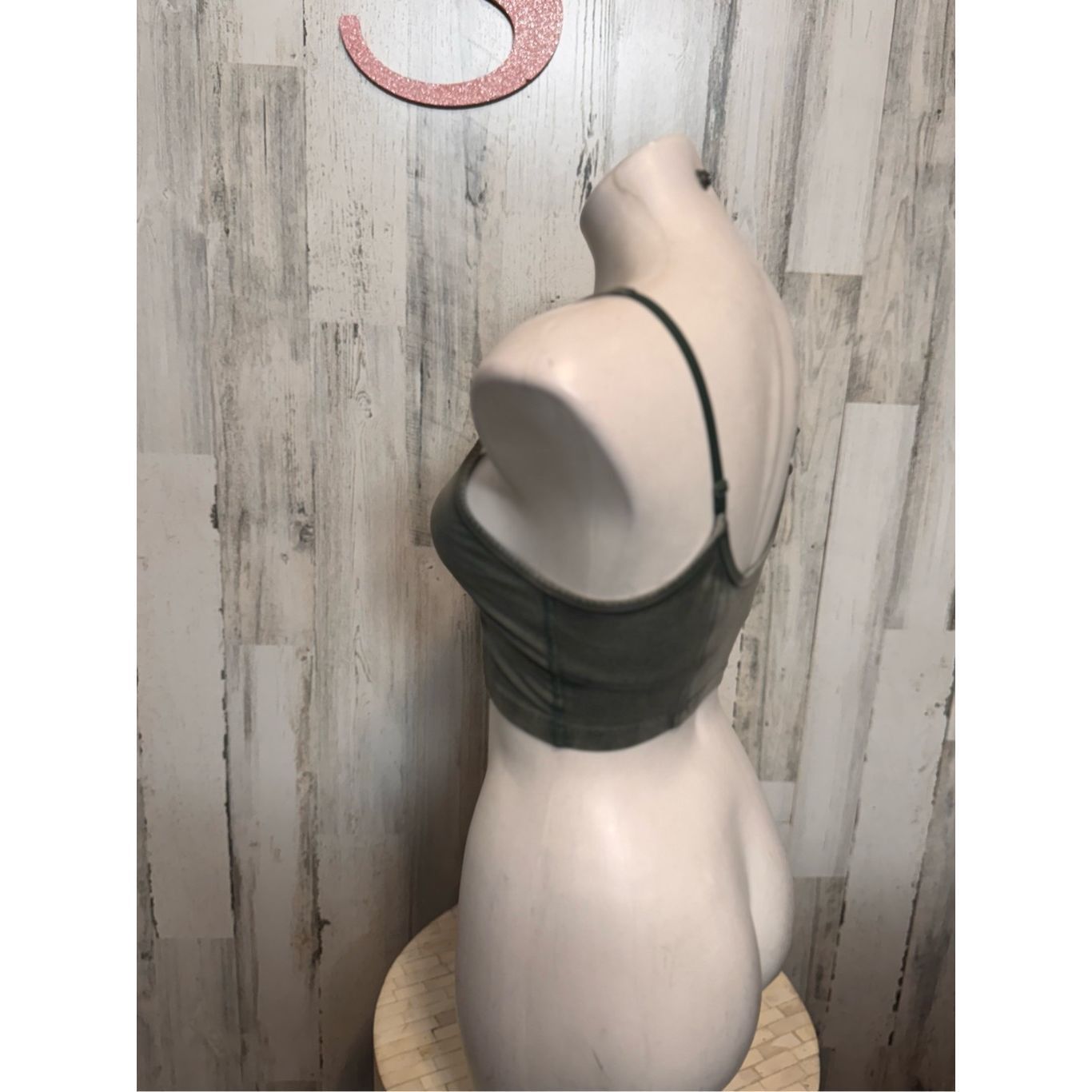 Other OFFLINE by Aerie Green Crop Tank Top XS Size XS / US 0-2 / IT 36-38 - 4 Thumbnail