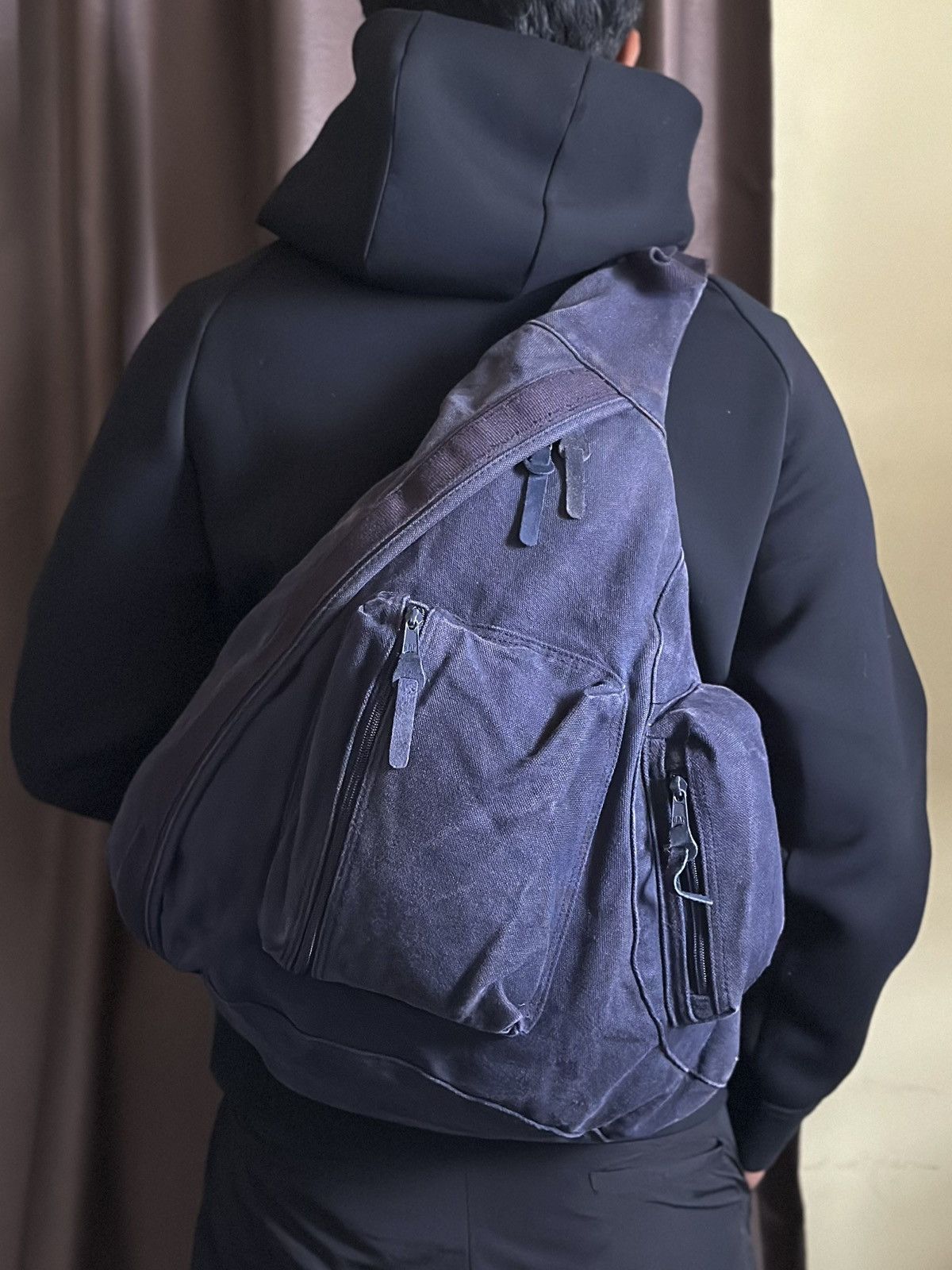 Y2K Gap Crossbody Bag in Blue, Men's