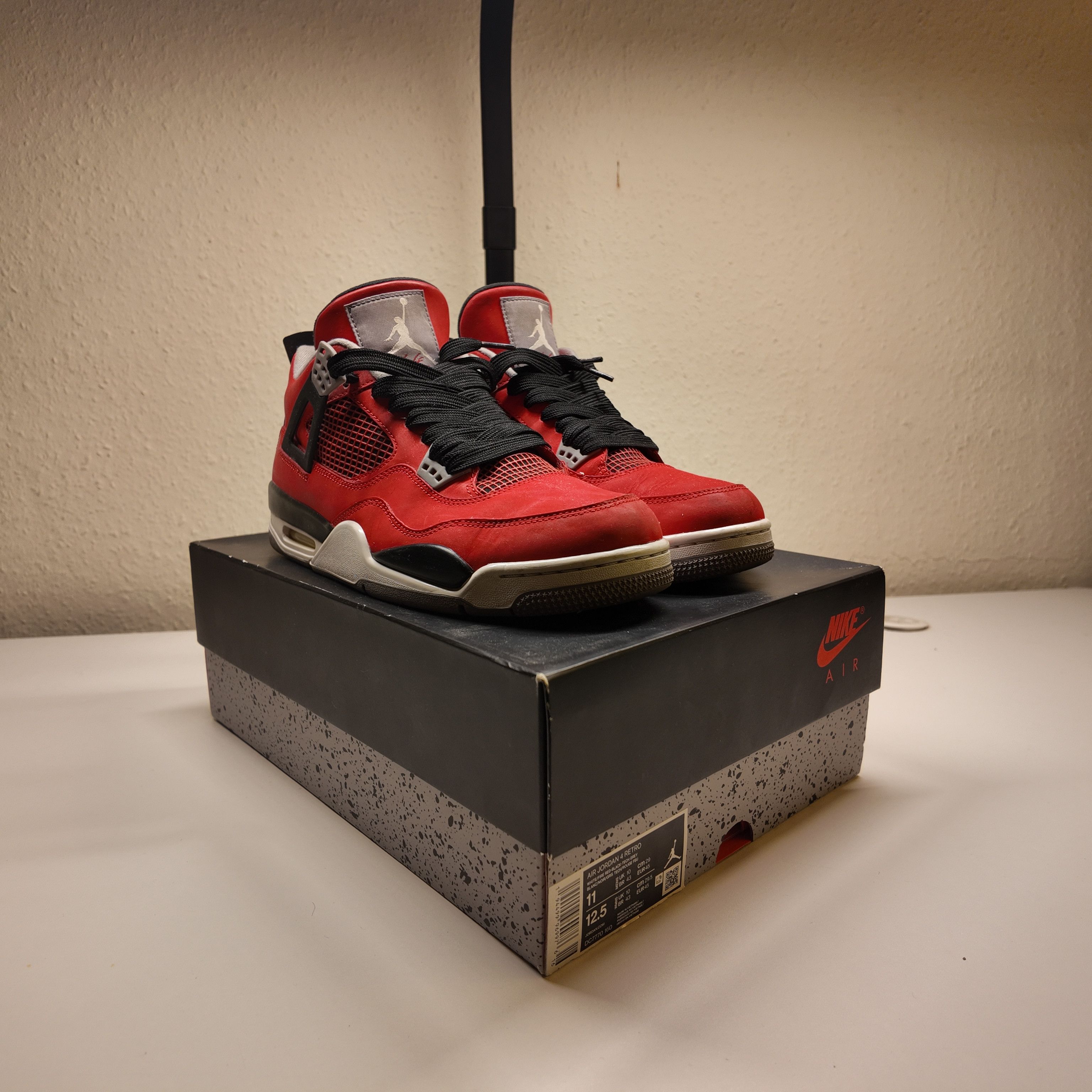 Jordan Brand Nike Air Jordan 4 Toro Bravo US11 EU45 Size US 12 / EU 45 - 1 Thumbnail