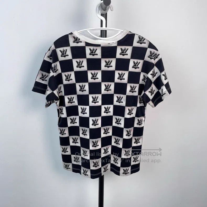 Louis Vuitton Louis Vuitton Black and white checkerboard short sleeve T- Size US S / EU 44-46 / 1 - 2 Thumbnail